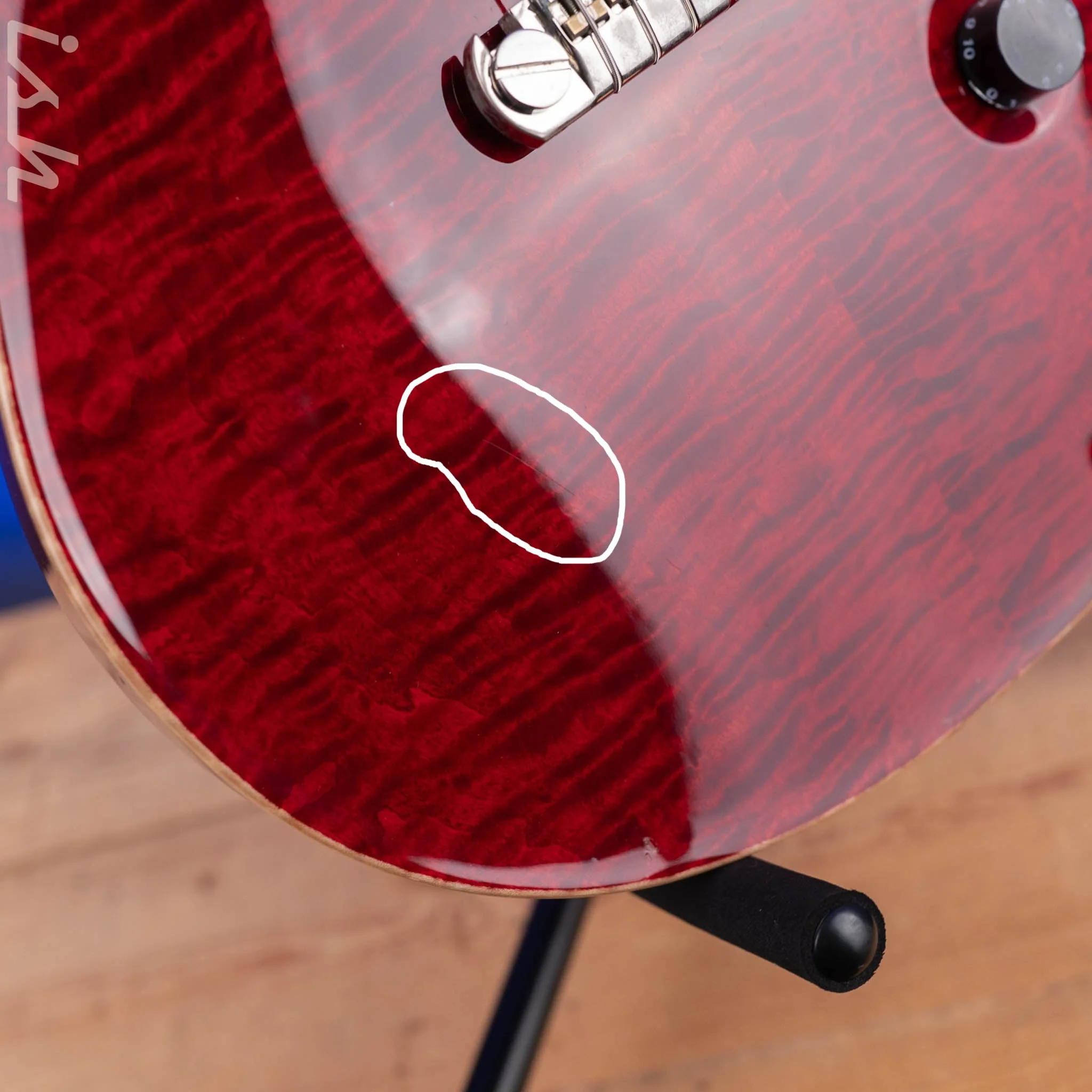 2007 PRS SC250 Electric Guitar Black Cherry - Image 9