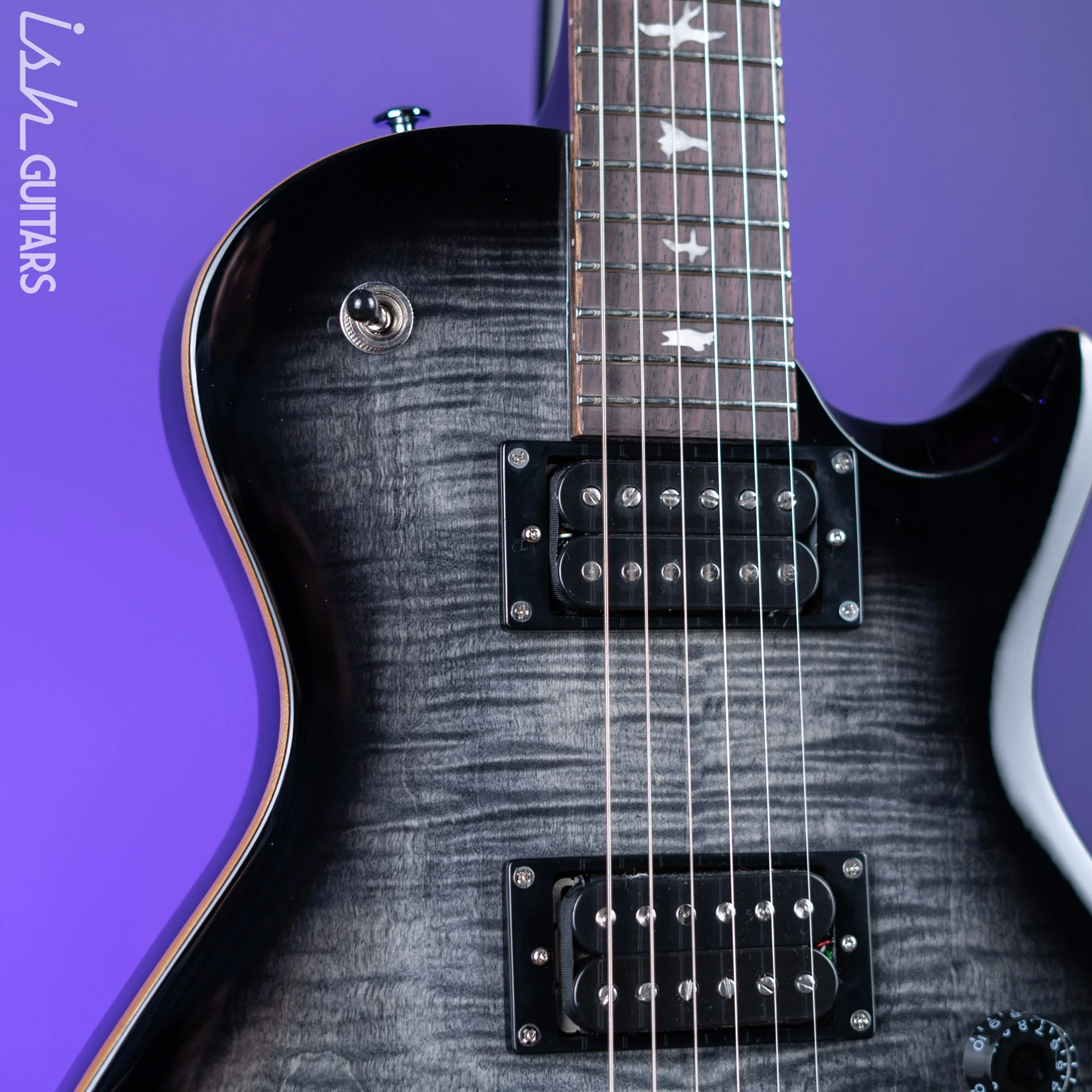PRS SE 245 Electric Guitar Charcoal Burst - Image 3