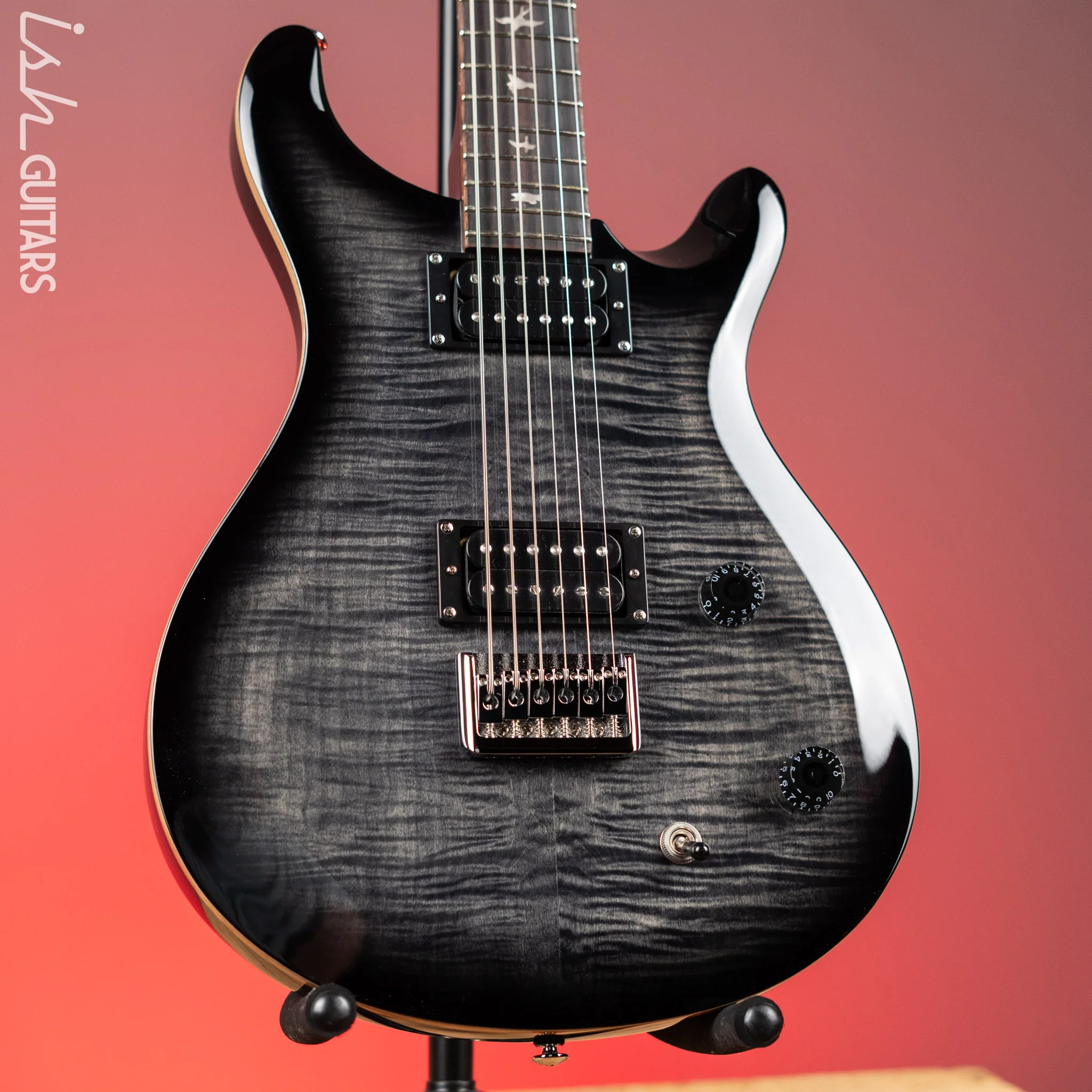PRS SE 277 Baritone Electric Guitar Charcoal Burst