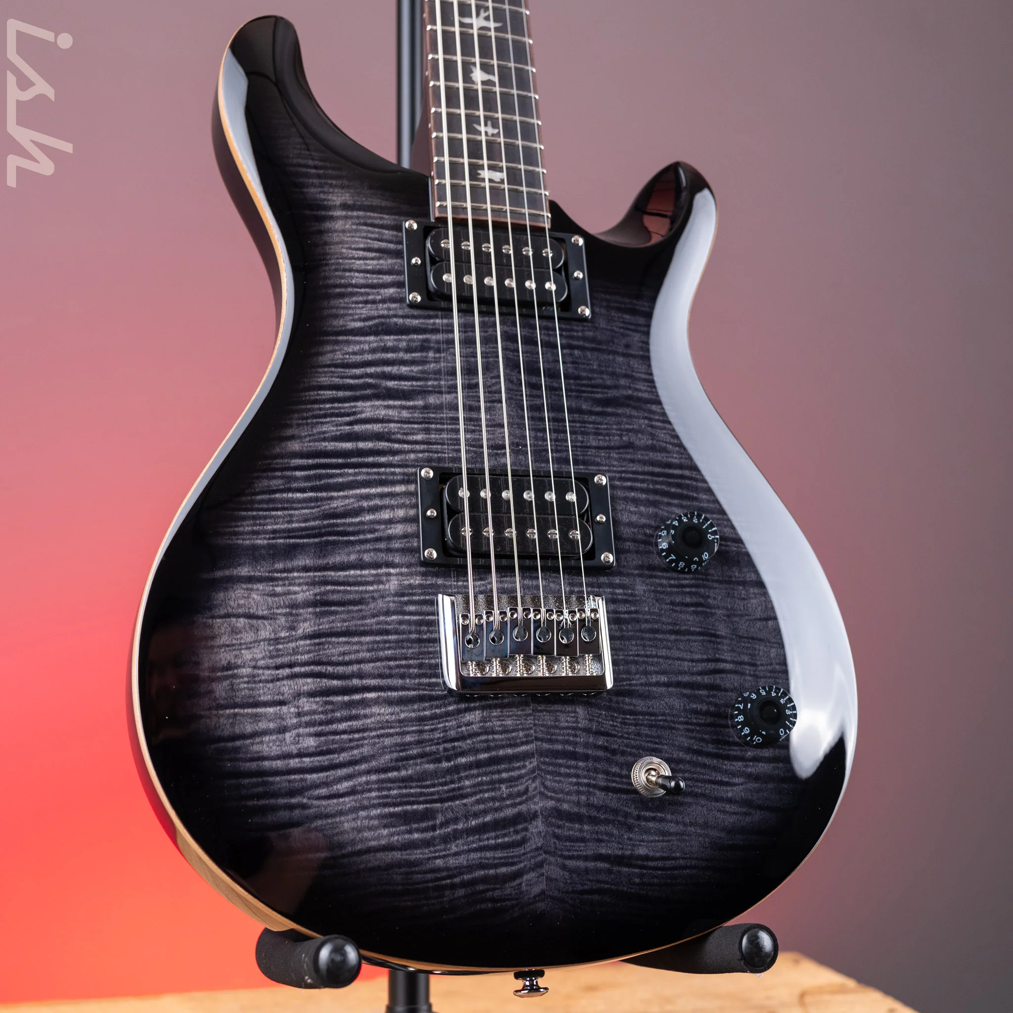 PRS SE 277 Baritone Electric Guitar Charcoal Burst