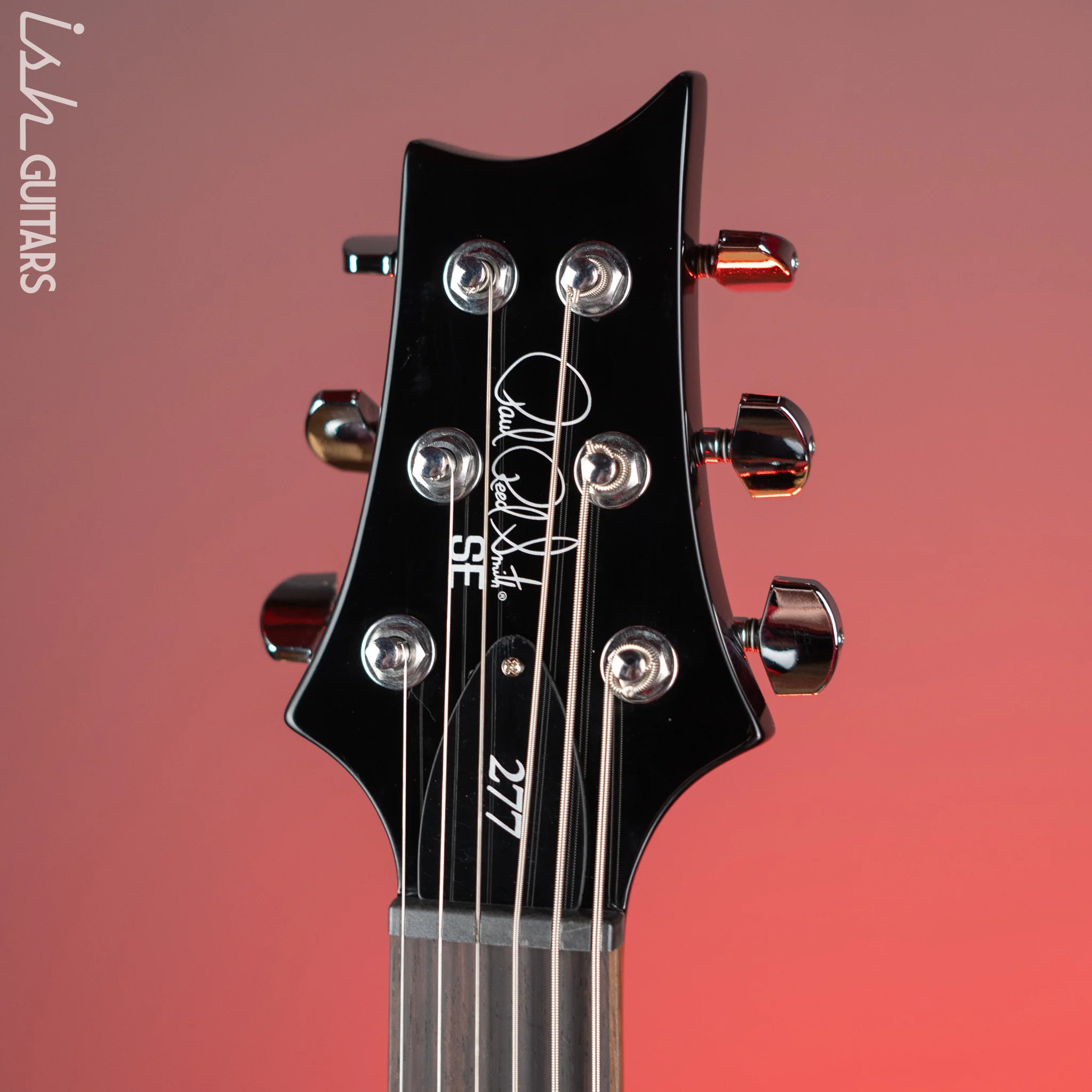 PRS SE 277 Baritone Left Handed Electric Guitar Charcoal Burst - Image 5