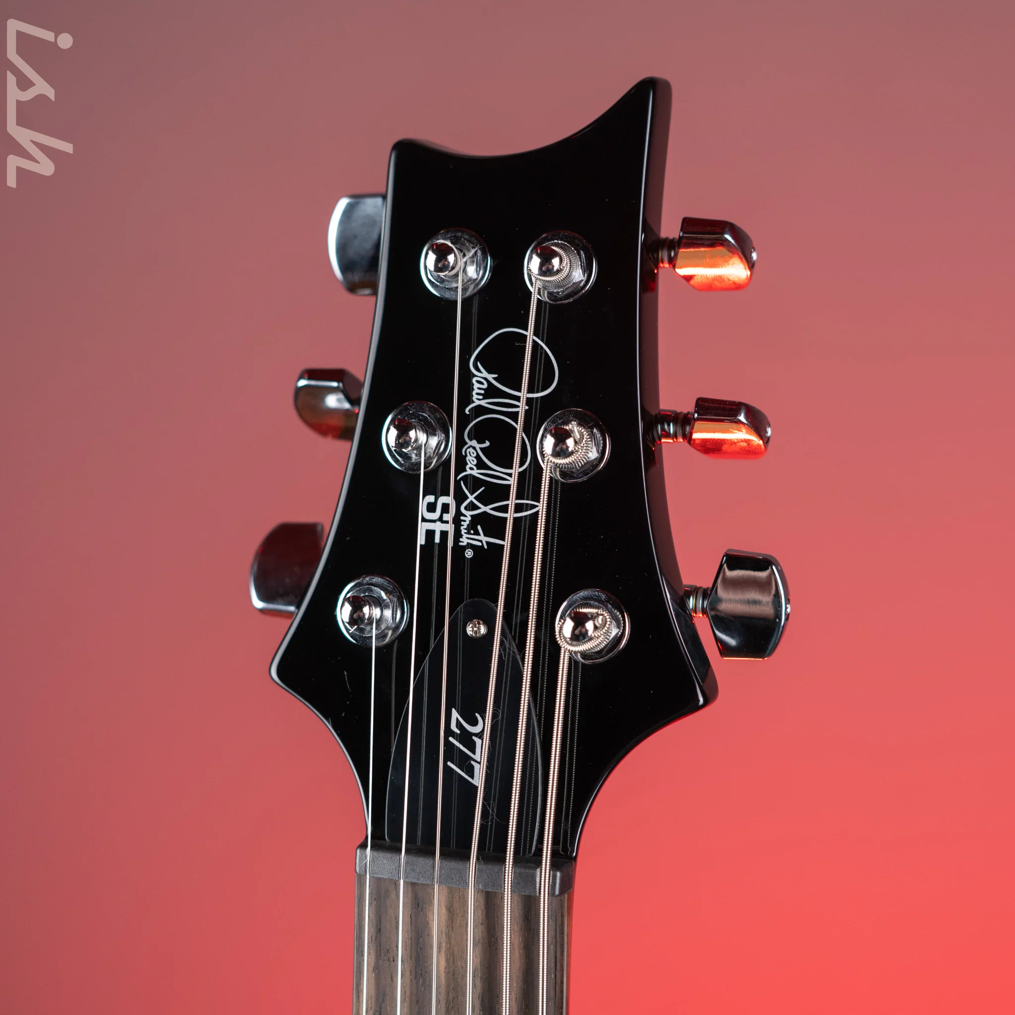 PRS SE 277 Baritone Left Handed Electric Guitar Charcoal Burst - Image 5