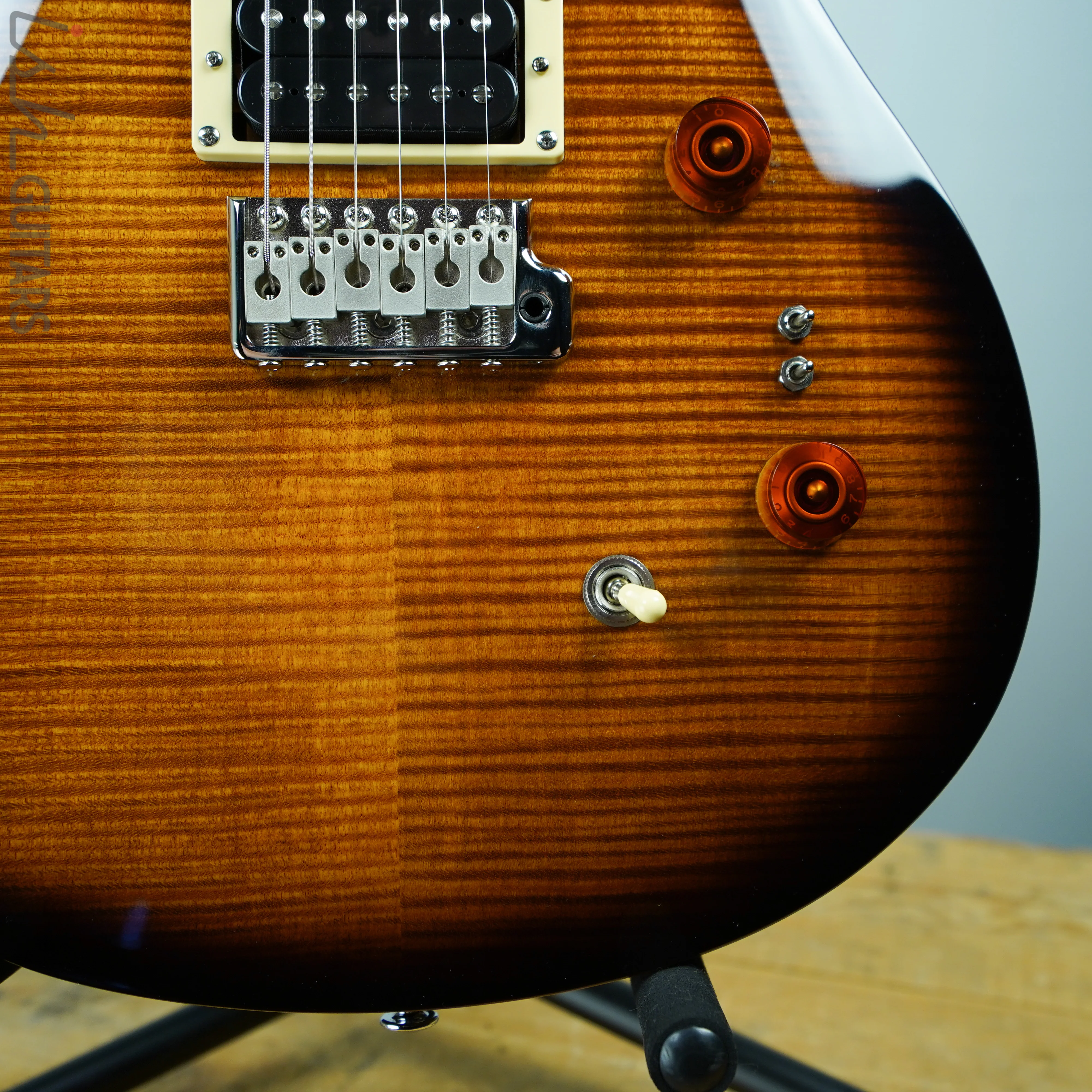 PRS SE 35th Anniversary Custom 24 Black Gold Burst - Image 4