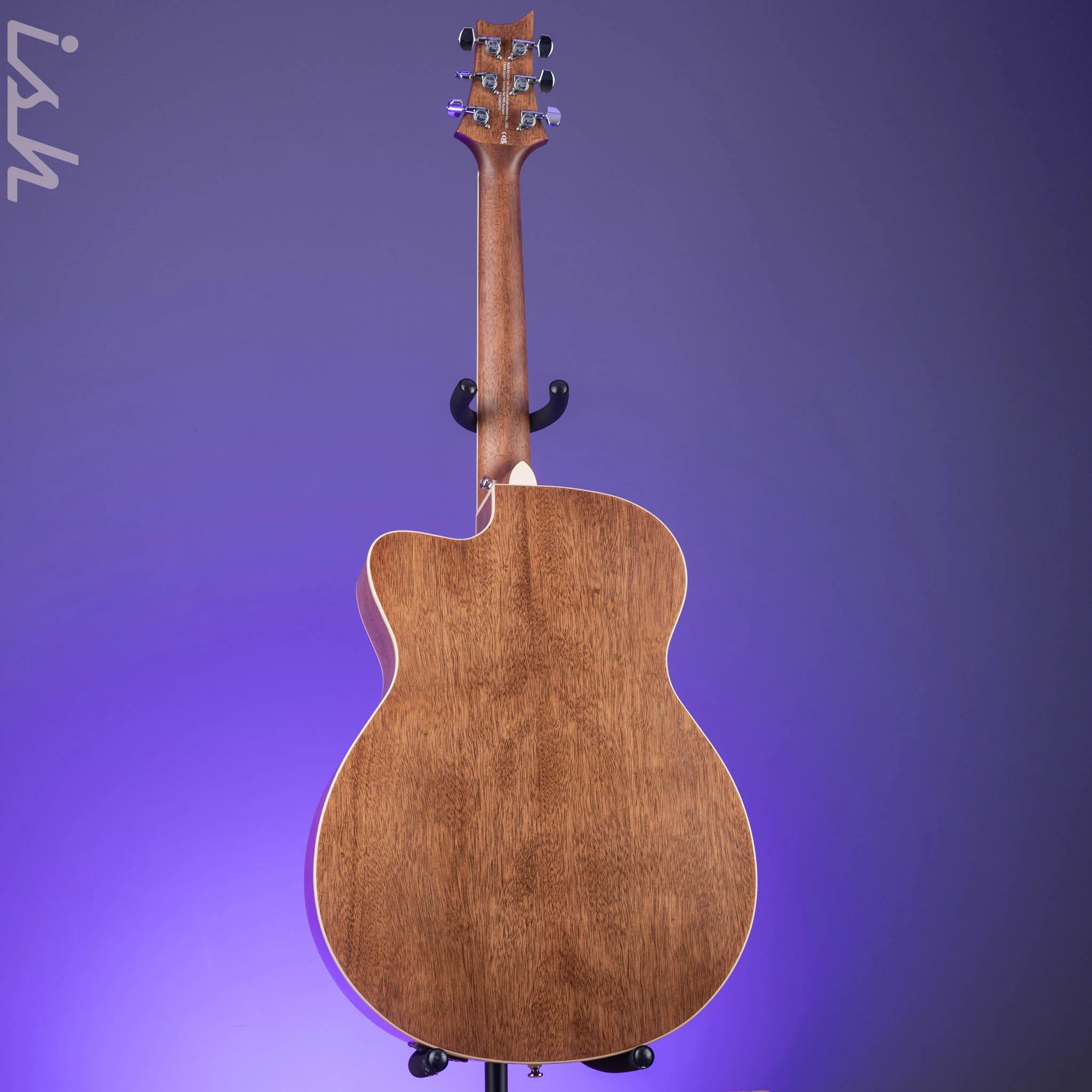 PRS SE A20E Angelus Acoustic-Electric Guitar Black Gloss Top - Image 6