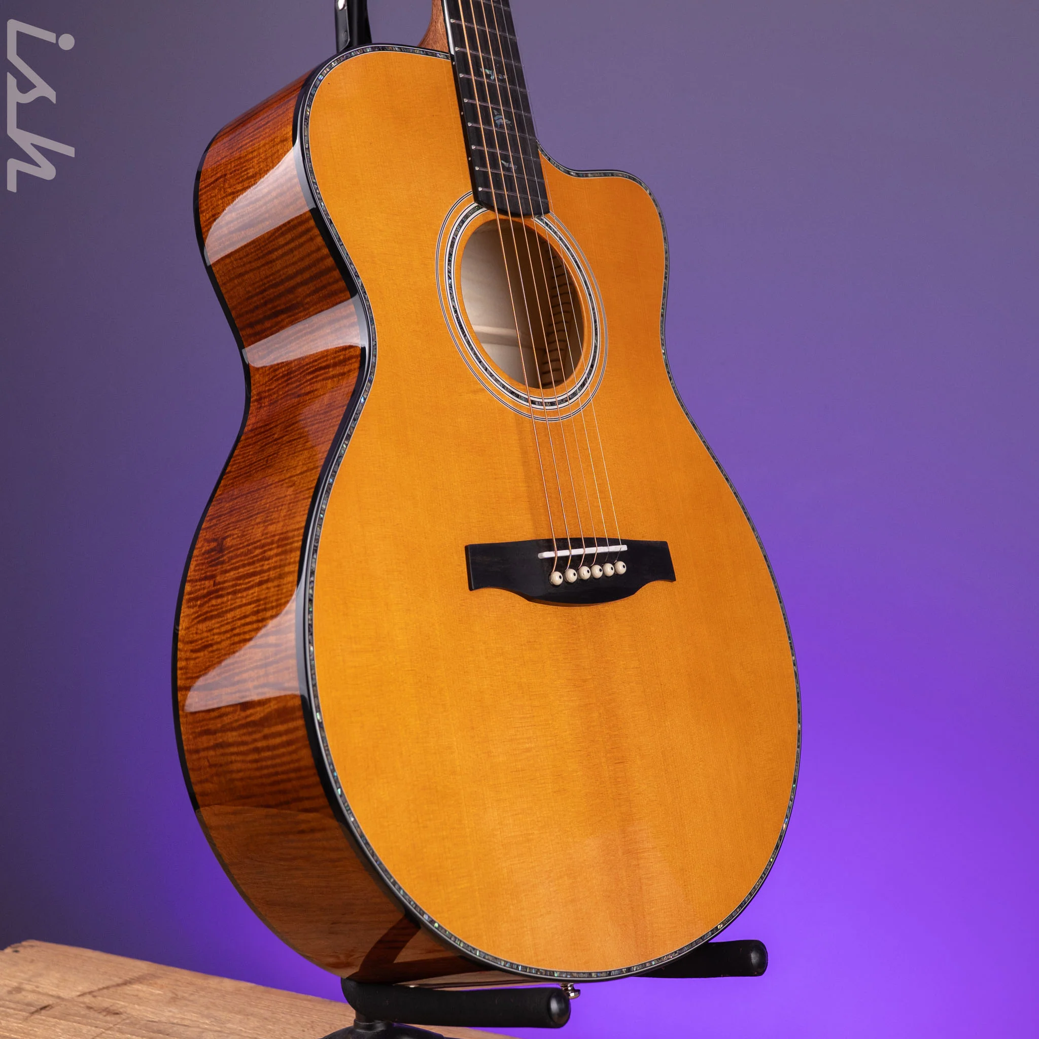 PRS SE A50 Angelus with PRS-Voiced Fishman Presys VT Black Gold - Image 3