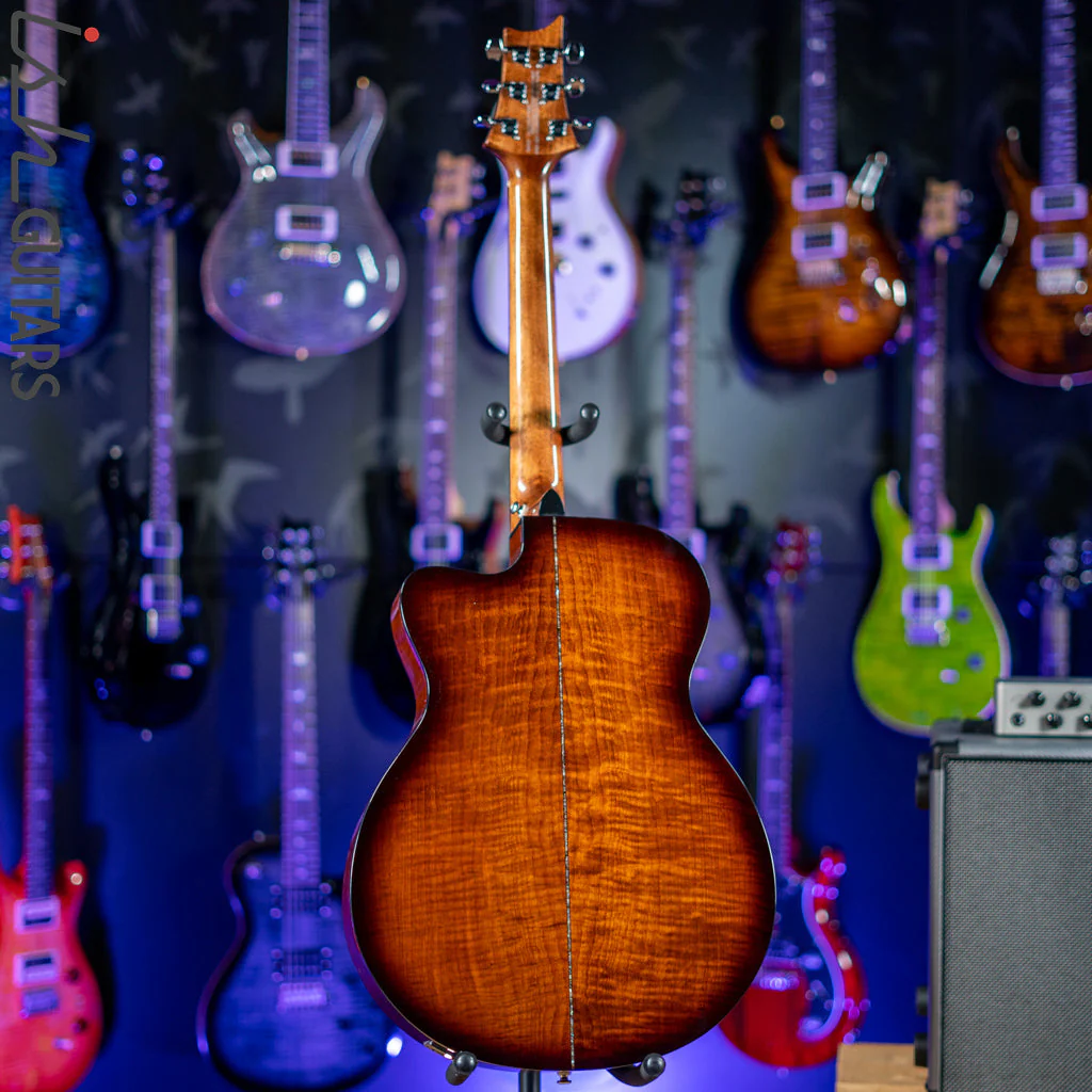 PRS SE A50E Angelus Acoustic-Electric Guitar Black Gold - Image 10