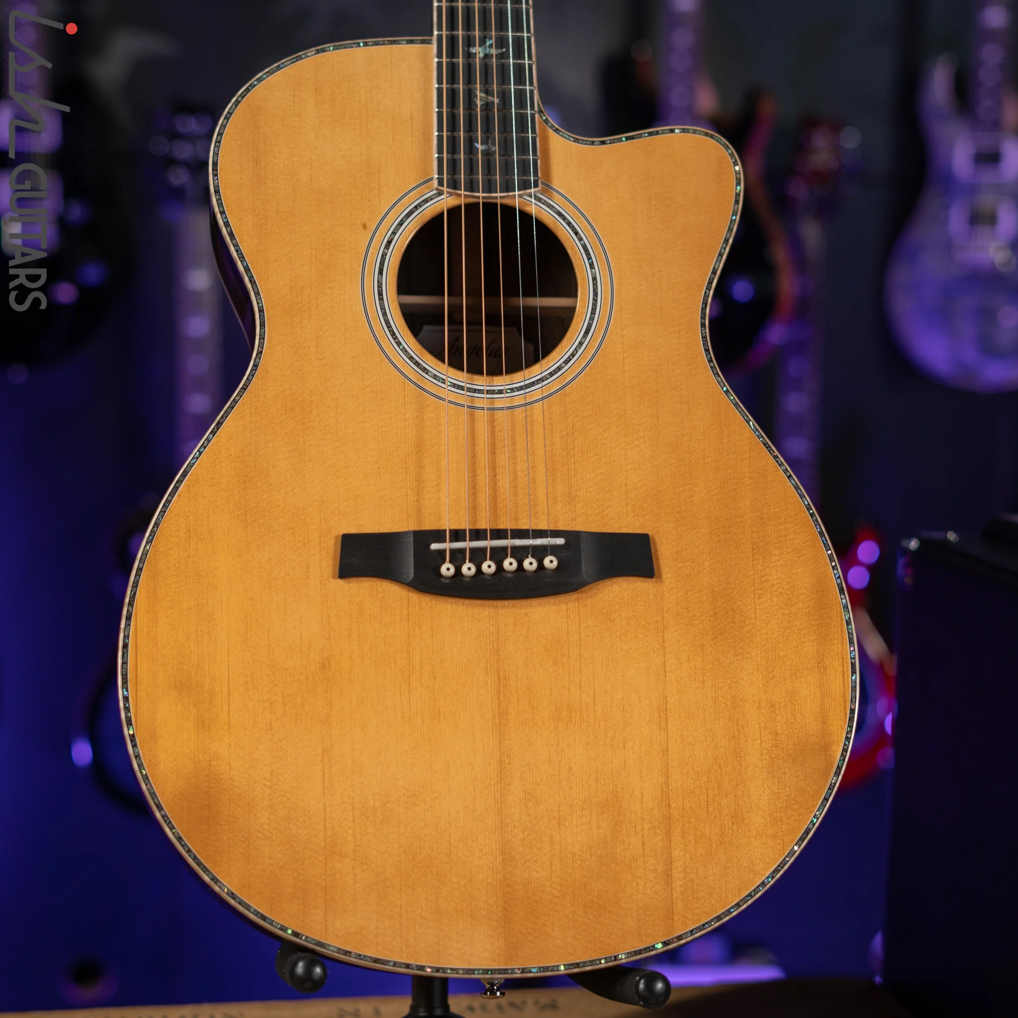 PRS SE A60E Angelus Acoustic Electric Guitar Ziricote - Image 2