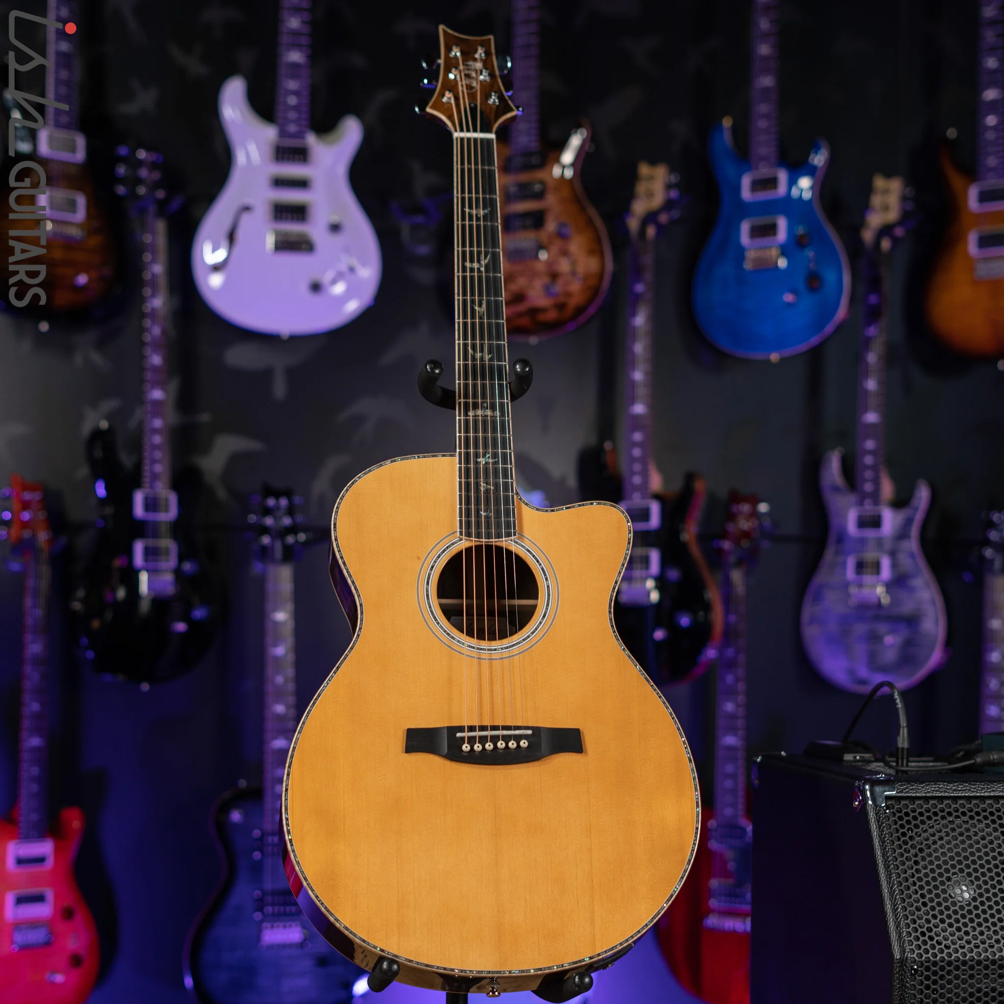 PRS SE A60E Angelus Acoustic Electric Guitar Ziricote - Image 3