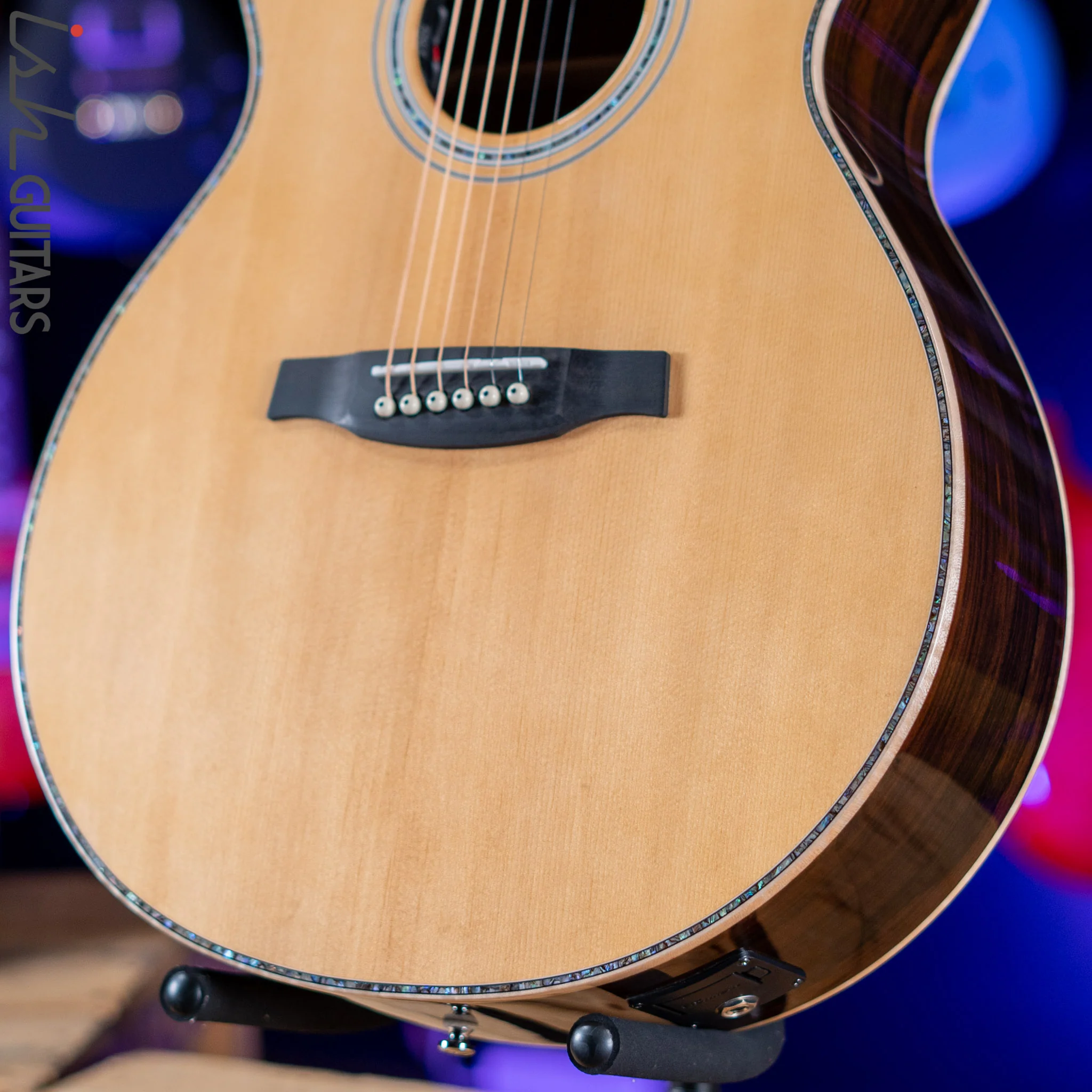 PRS SE A60E Angelus Acoustic Electric Guitar Ziricote Demo - Image 5