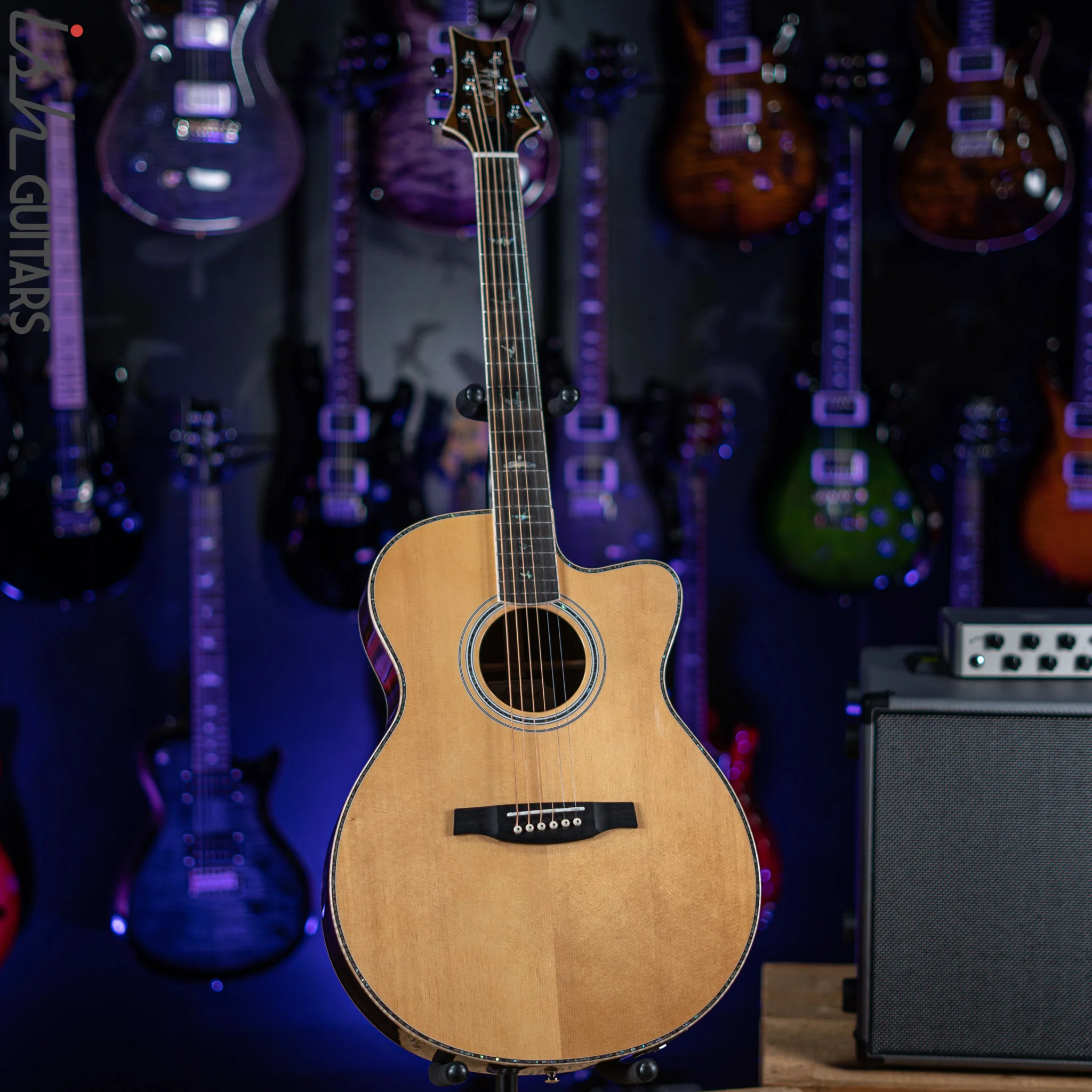 PRS SE A60E Angelus Acoustic Electric Guitar Ziricote - Image 3