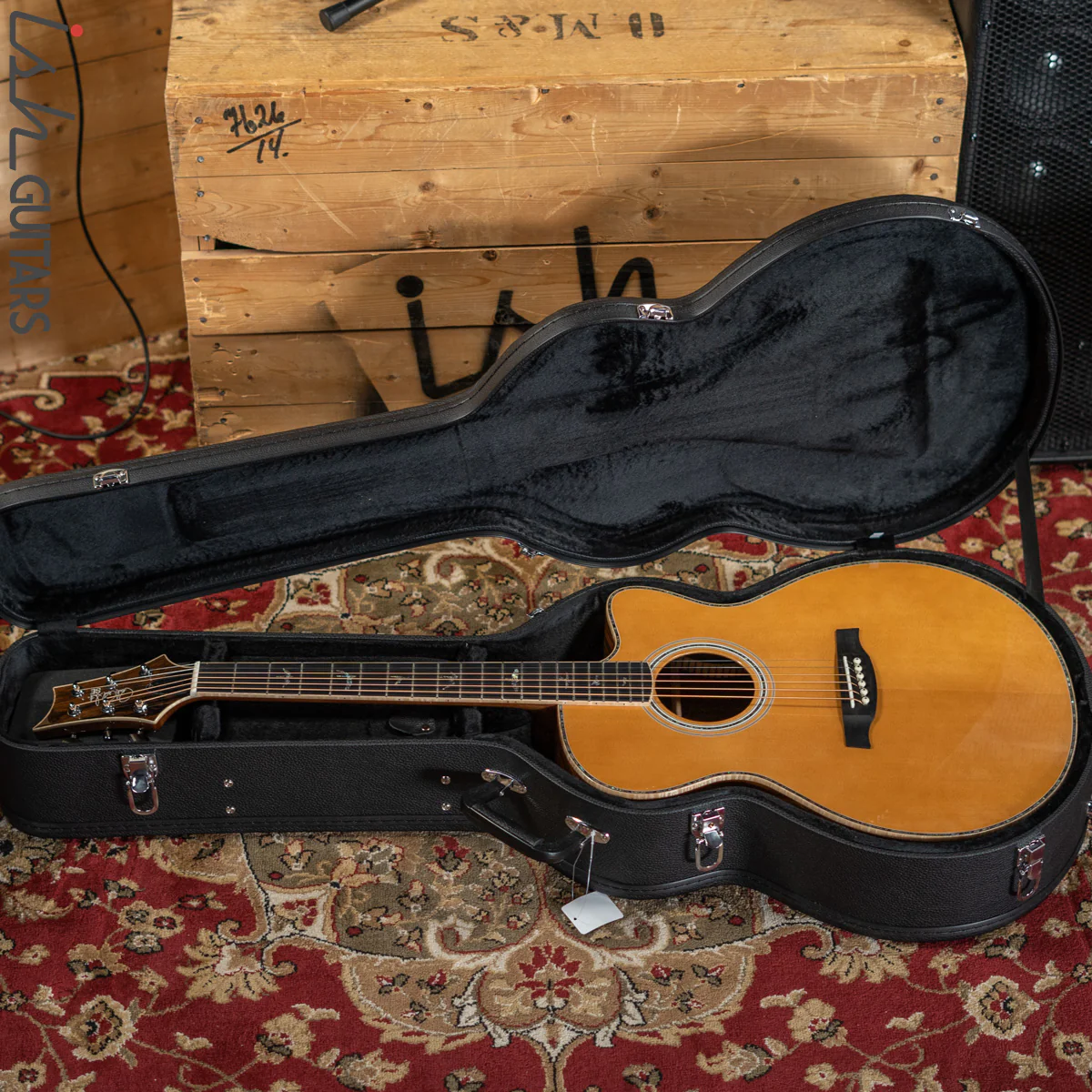 PRS SE A60E Angelus Acoustic Electric Guitar Ziricote - Image 13