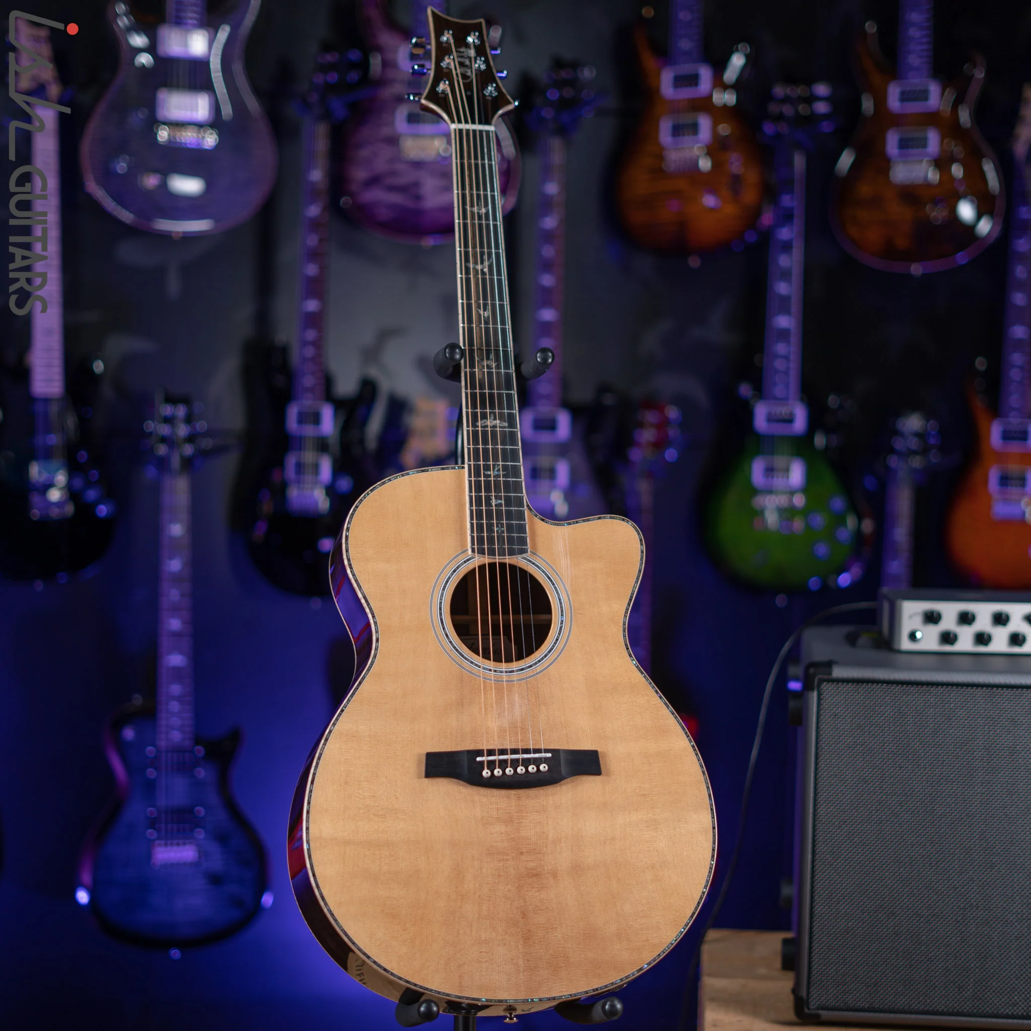 PRS SE A60E Angelus Acoustic Electric Guitar Ziricote Demo - Image 3
