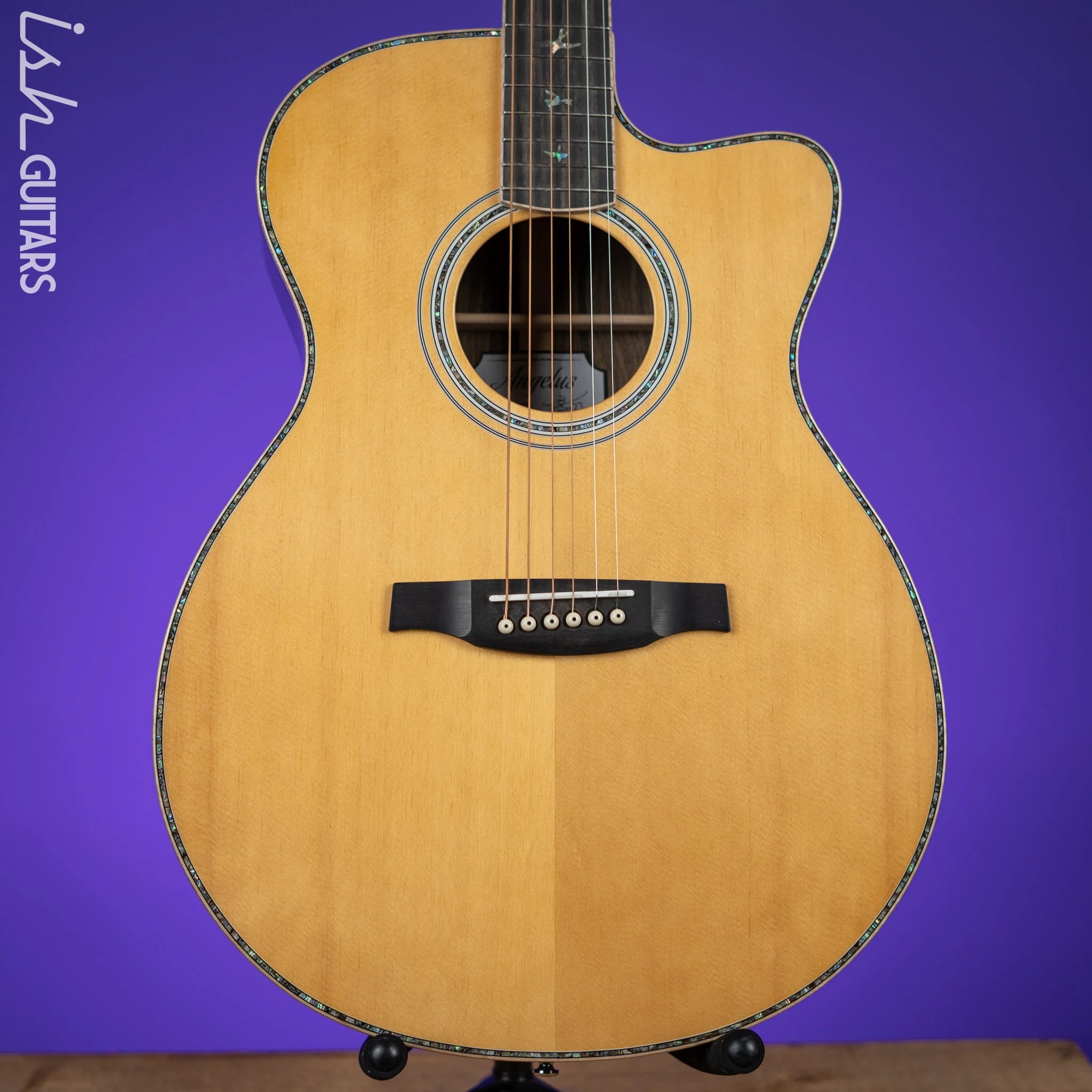 PRS SE A60E Angelus Acoustic Electric Guitar Ziricote - Image 2