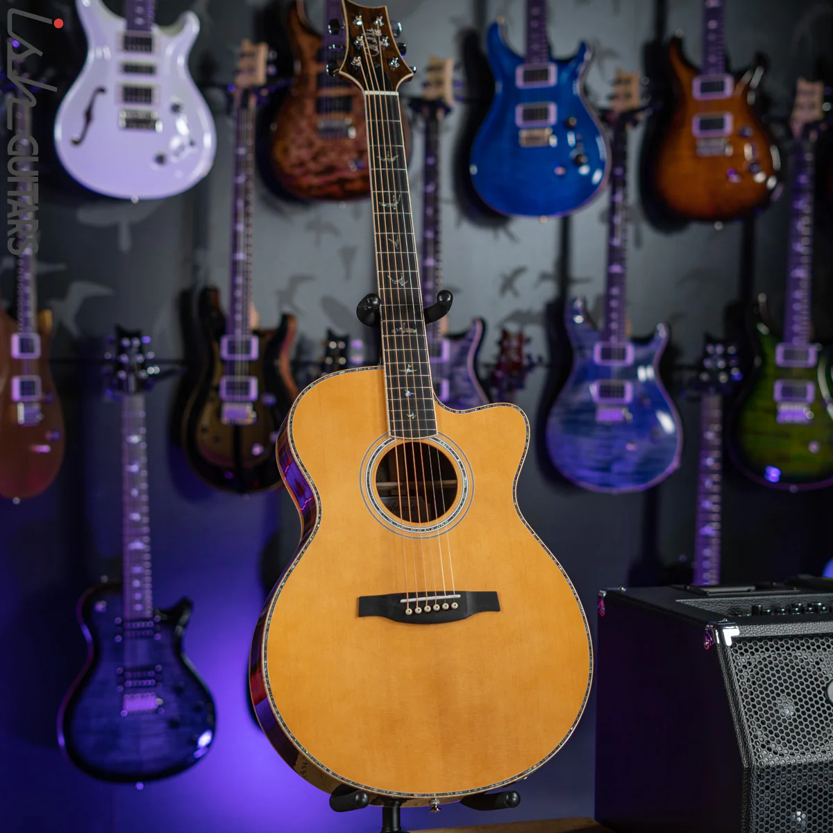 PRS SE A60E Angelus Acoustic Electric Guitar Ziricote - Image 3