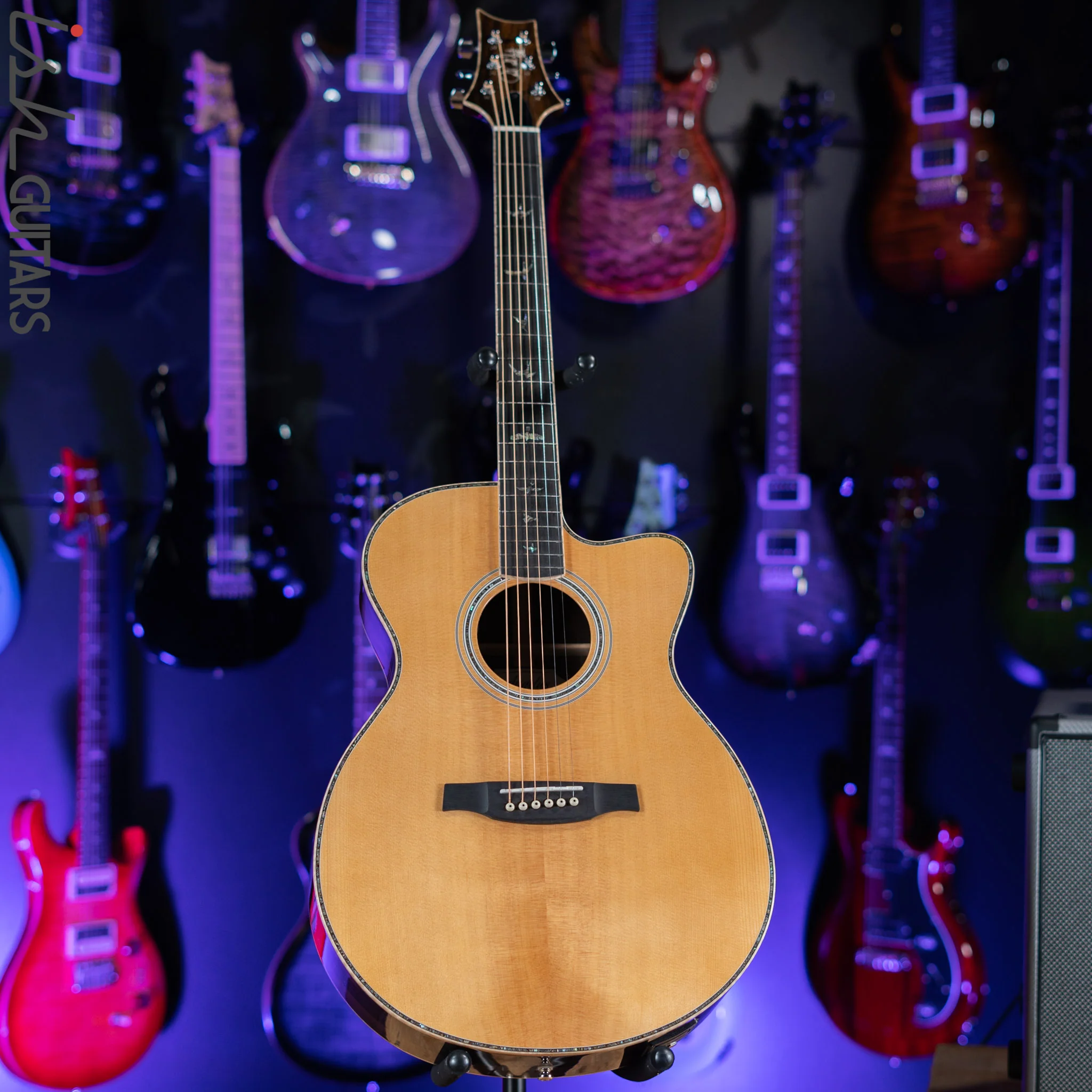 PRS SE A60E Angelus Acoustic Electric Guitar Ziricote - Image 3