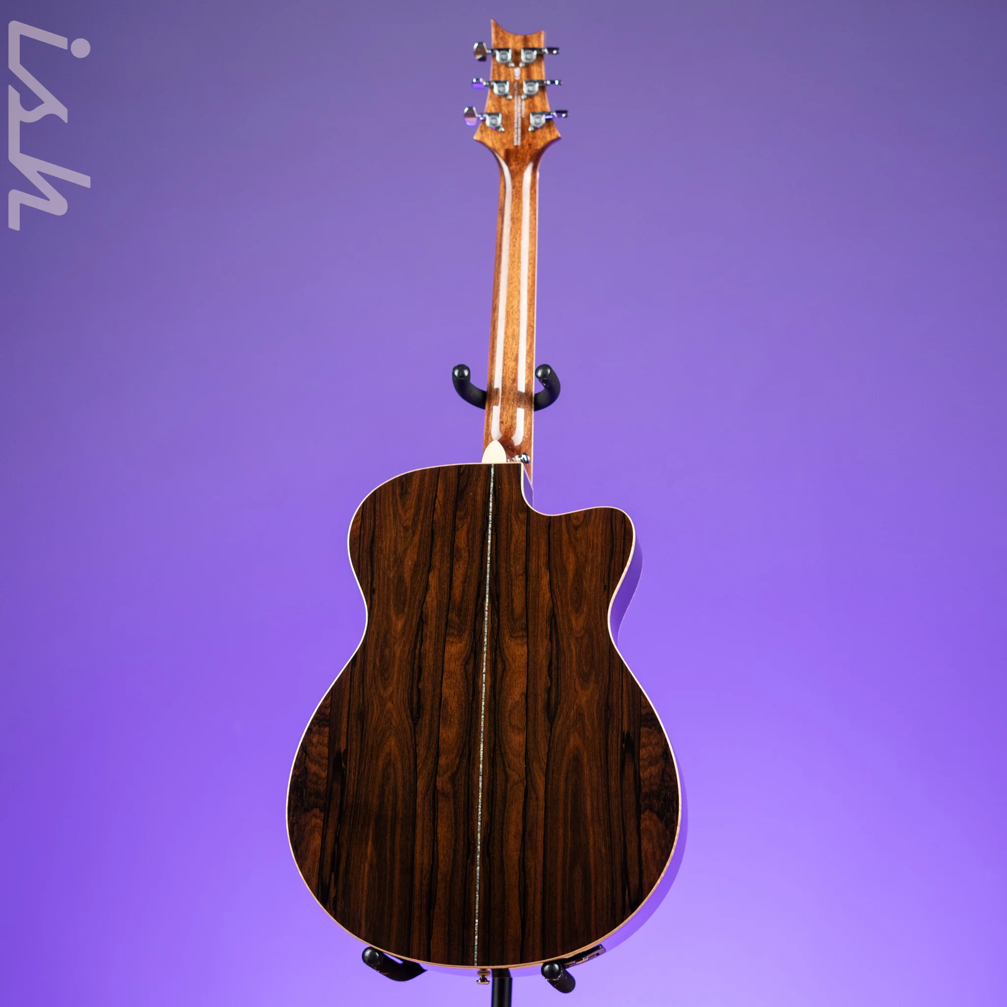 PRS SE AL60E Left Handed Acoustic-Electric Guitar Natural Demo - Image 6