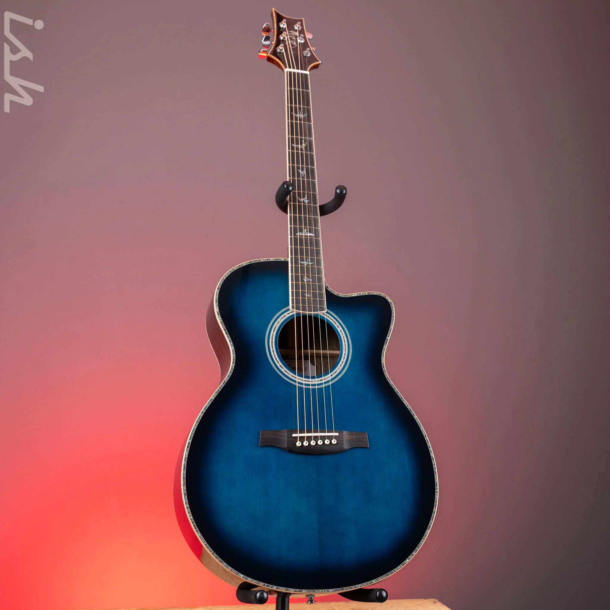 PRS SE Angelus A60E Acoustic-Electric Guitar Cobalt Blue Burst *2025 Release!* - Image 2