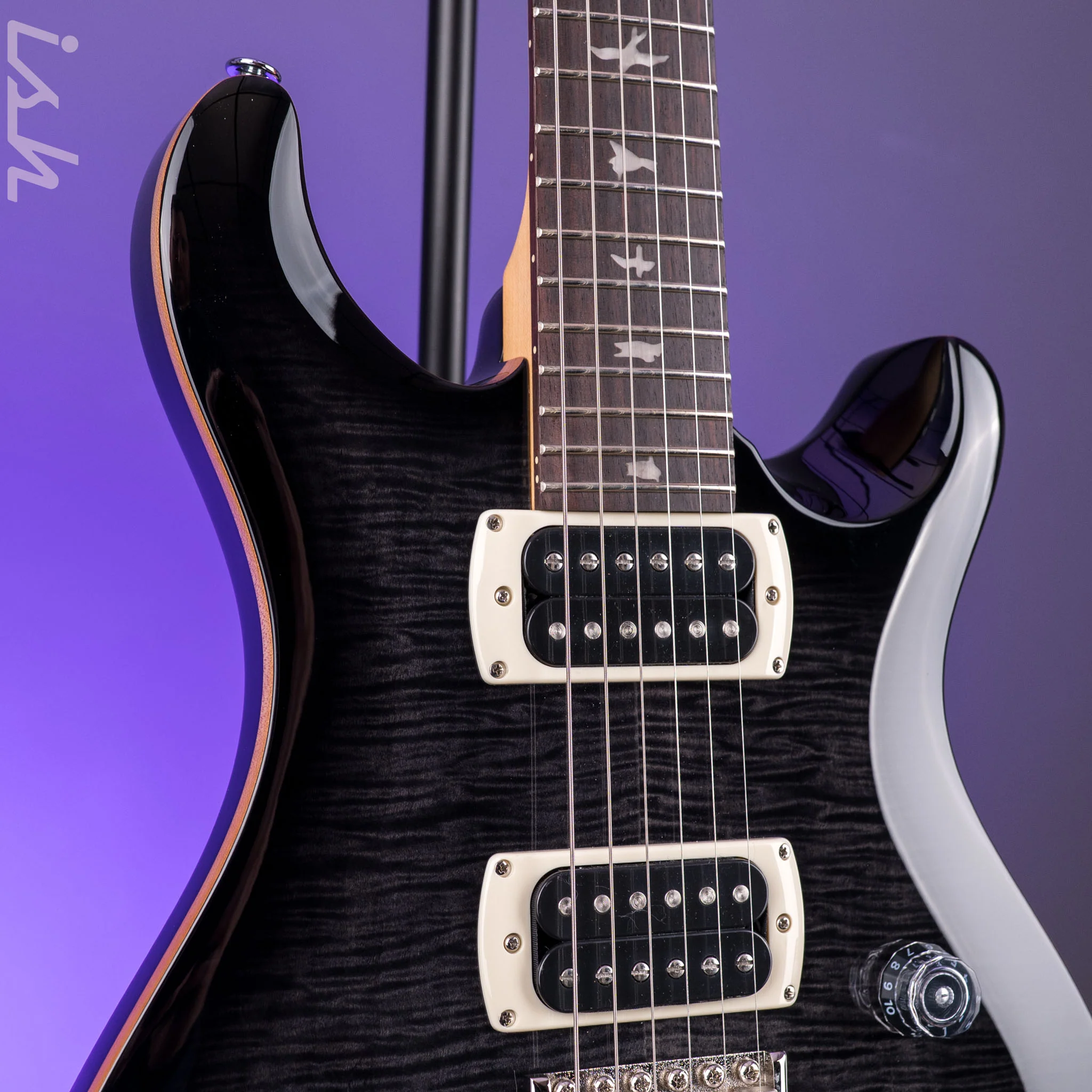 PRS SE CE 24 Charcoal Burst - Image 4