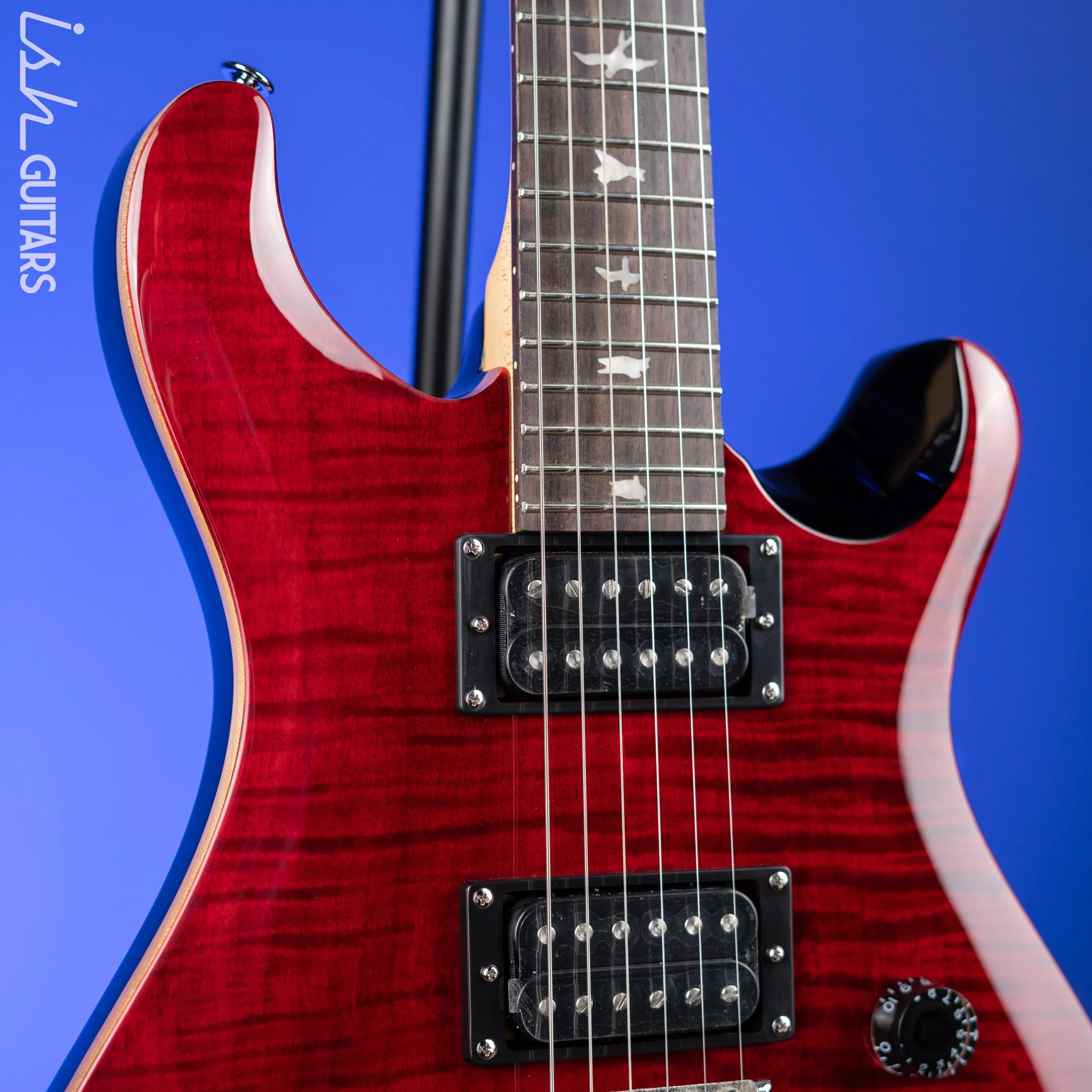 PRS SE CE 24 Electric Guitar Black Cherry - Image 3