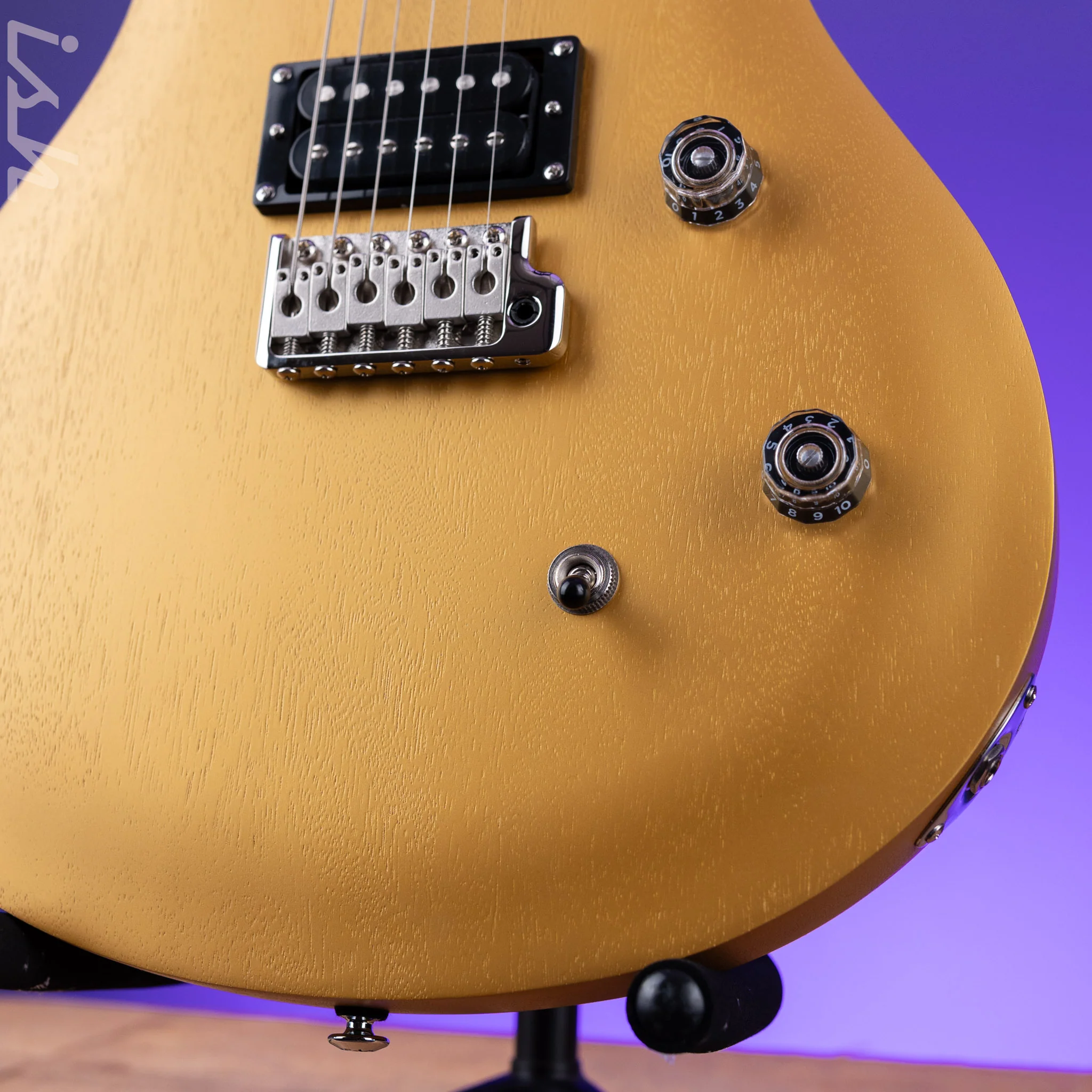 PRS SE CE 24 Standard Satin Electric Guitar Metallic Gold *2025 Release!* - Image 4