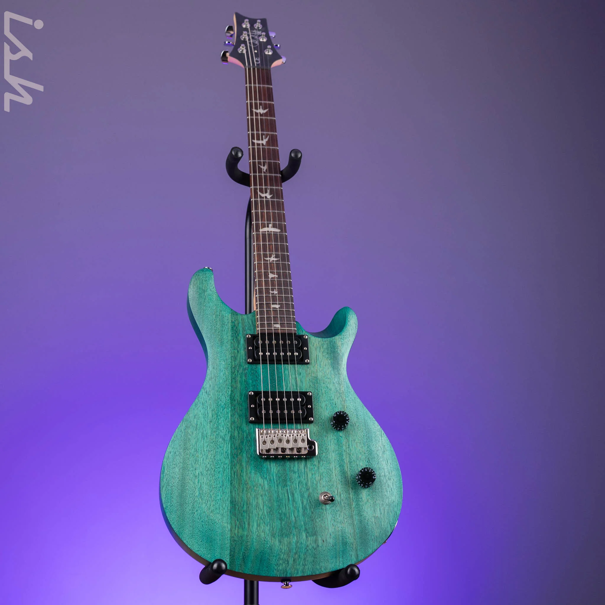 PRS SE CE 24 Standard Satin Electric Guitar Turquoise - Image 2