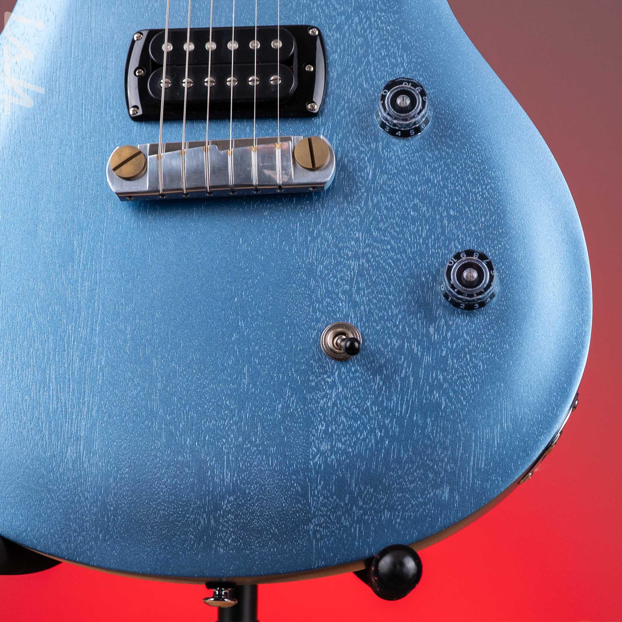 PRS SE CE 24 Standard Stoptail Satin Ice Blue Metallic - Image 5