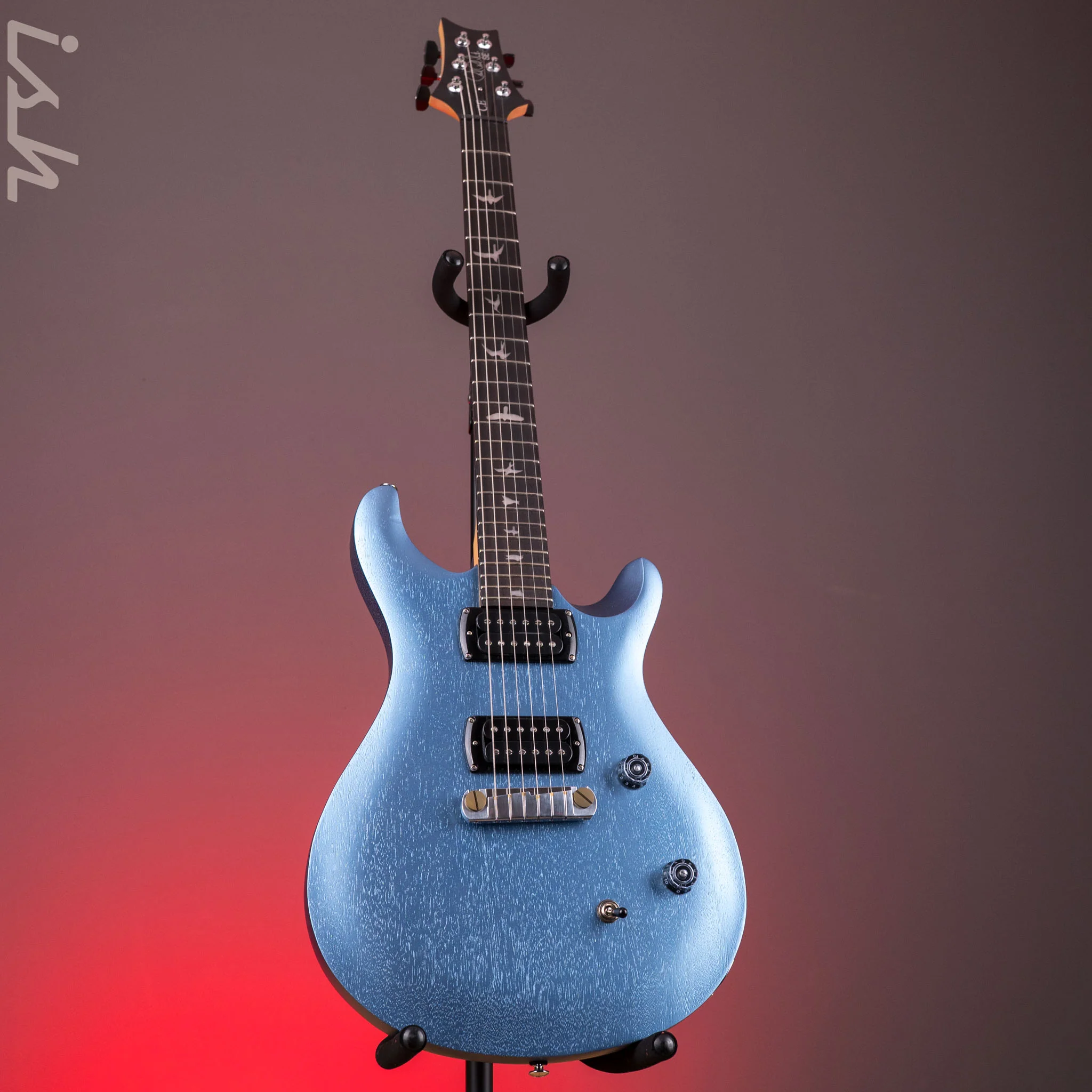 PRS SE CE 24 Standard Stoptail Satin Ice Blue Metallic - Image 2