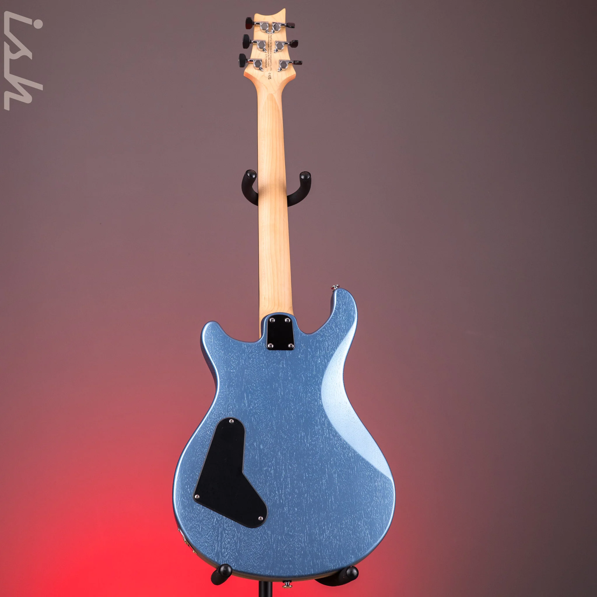 PRS SE CE 24 Standard Stoptail Satin Ice Blue Metallic - Image 7