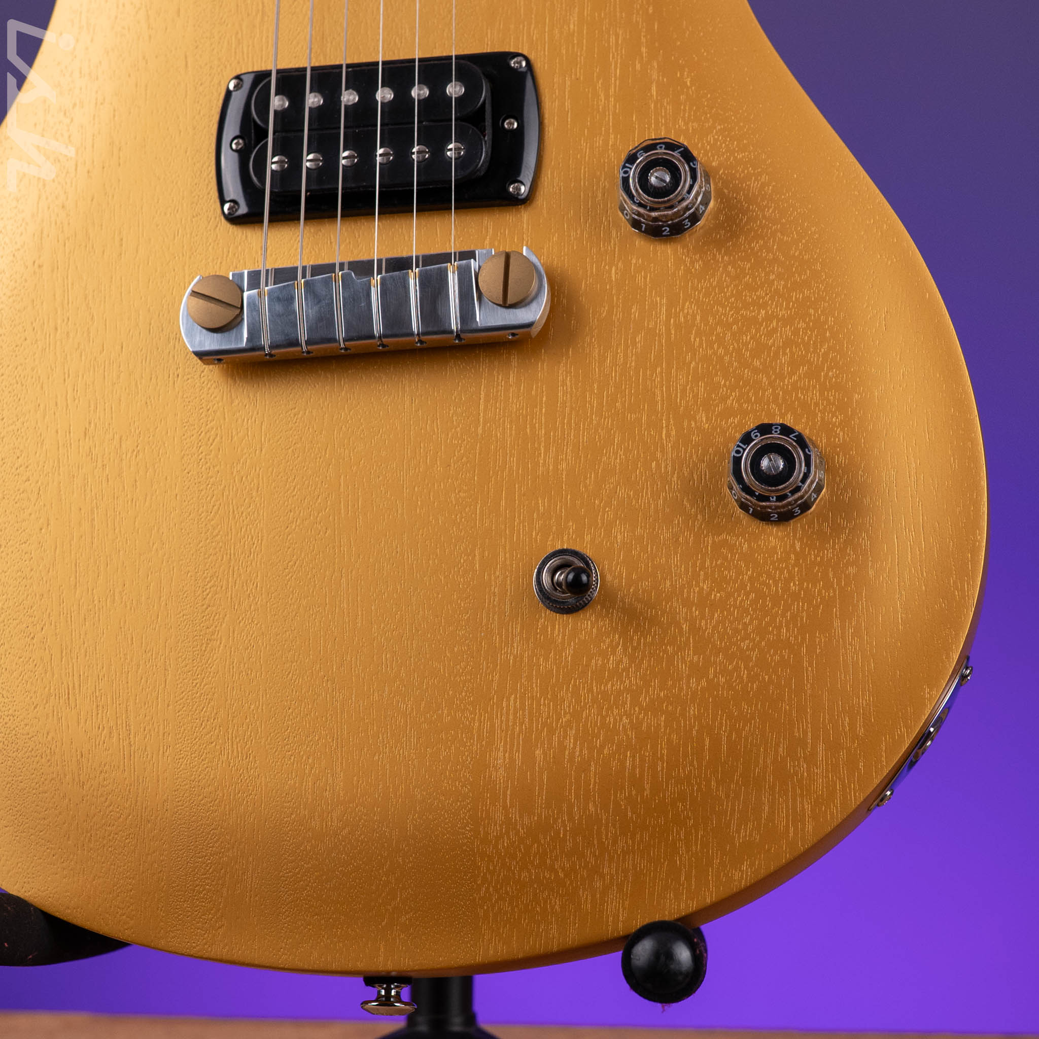 PRS SE CE 24 Standard Stoptail Satin Metallic Gold - Image 5