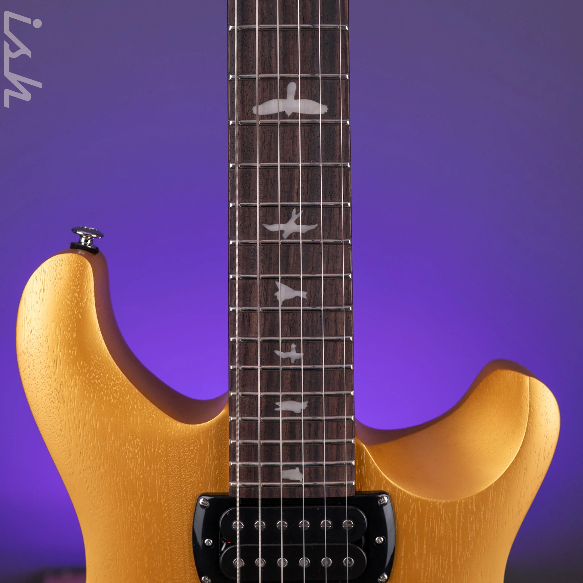 PRS SE CE 24 Standard Stoptail Satin Metallic Gold - Image 6