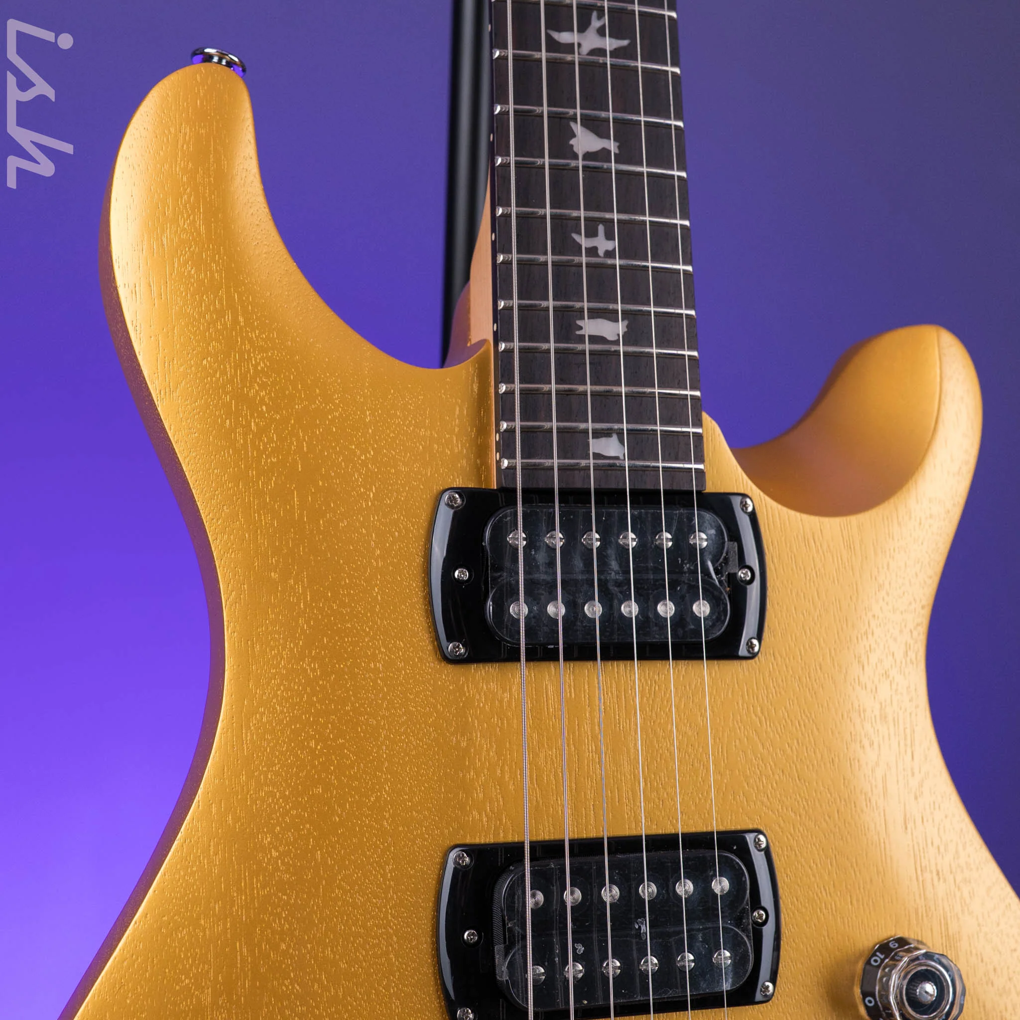 PRS SE CE 24 Standard Stoptail Satin Metallic Gold - Image 4
