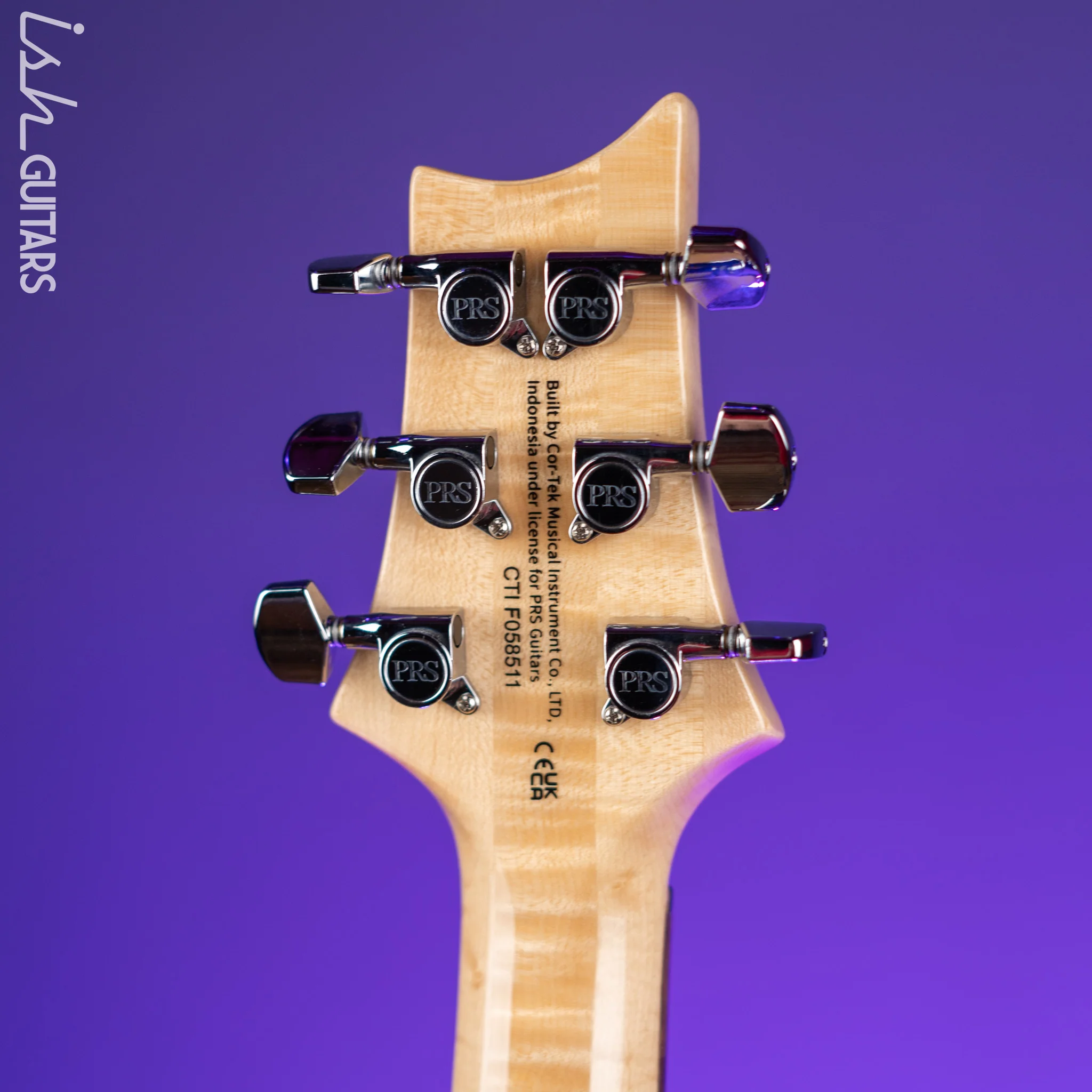 PRS SE Custom 24-08 Electric Guitar Blood Orange - Image 10