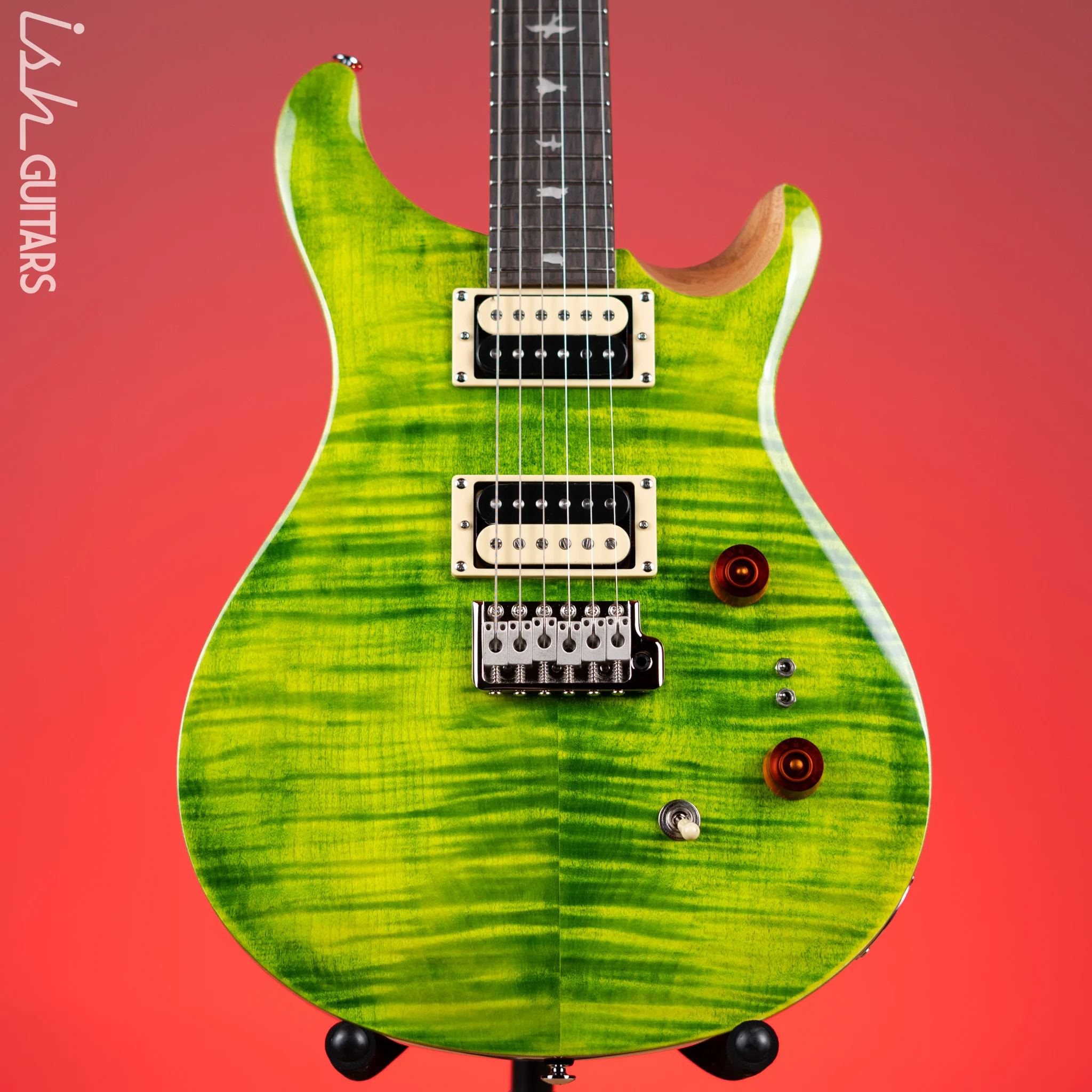 PRS SE Custom 24-08 Electric Guitar Eriza Verde