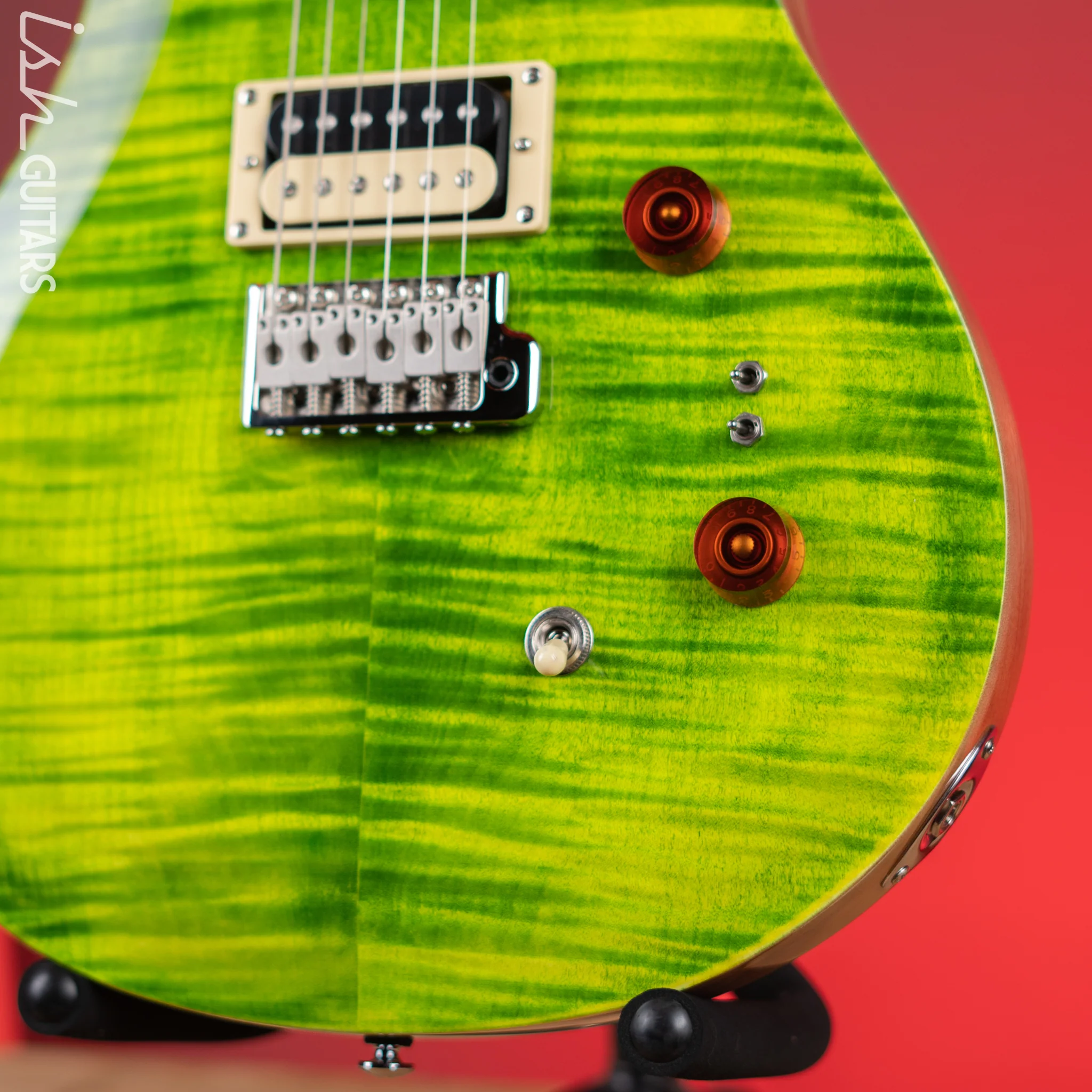 PRS SE Custom 24-08 Electric Guitar Eriza Verde - Image 4