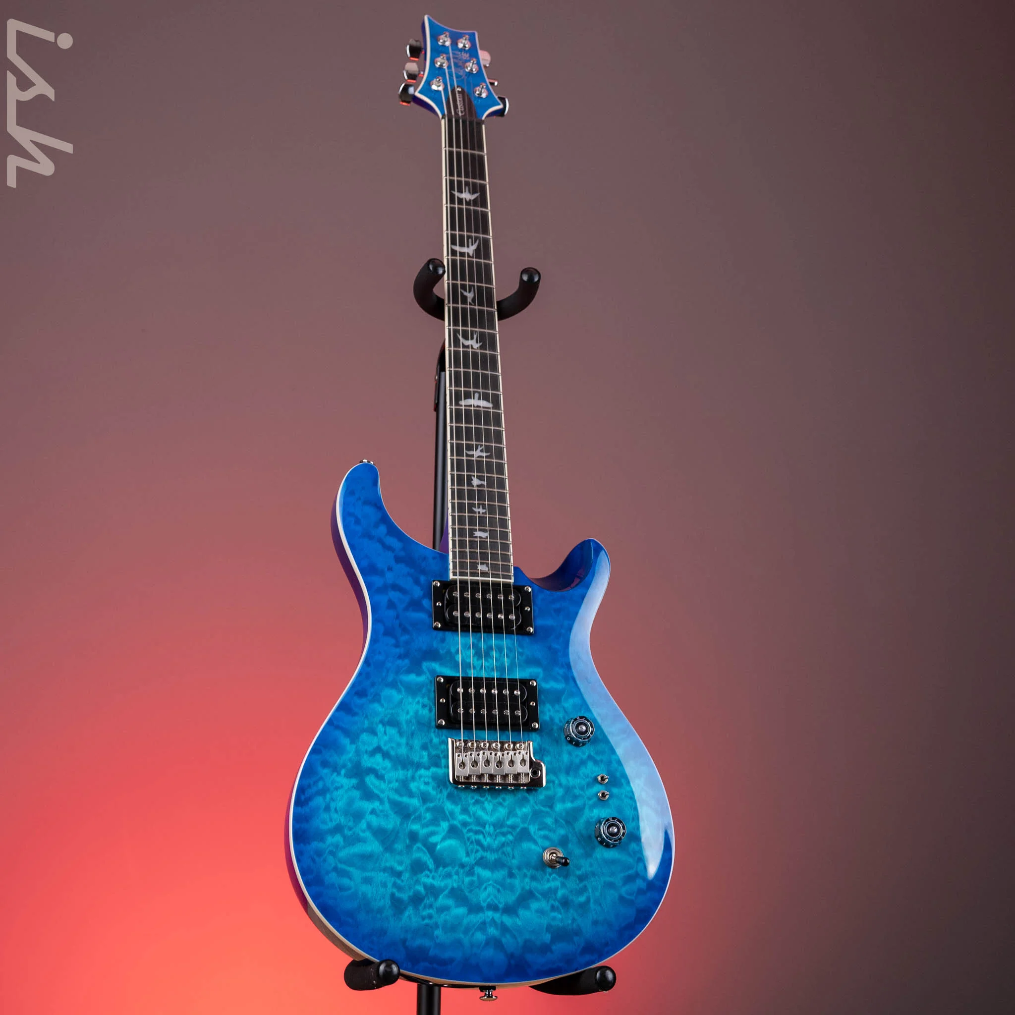 PRS SE Custom 24-08 Electric Guitar Quilt Lake Blue *2025 Release!* - Image 2