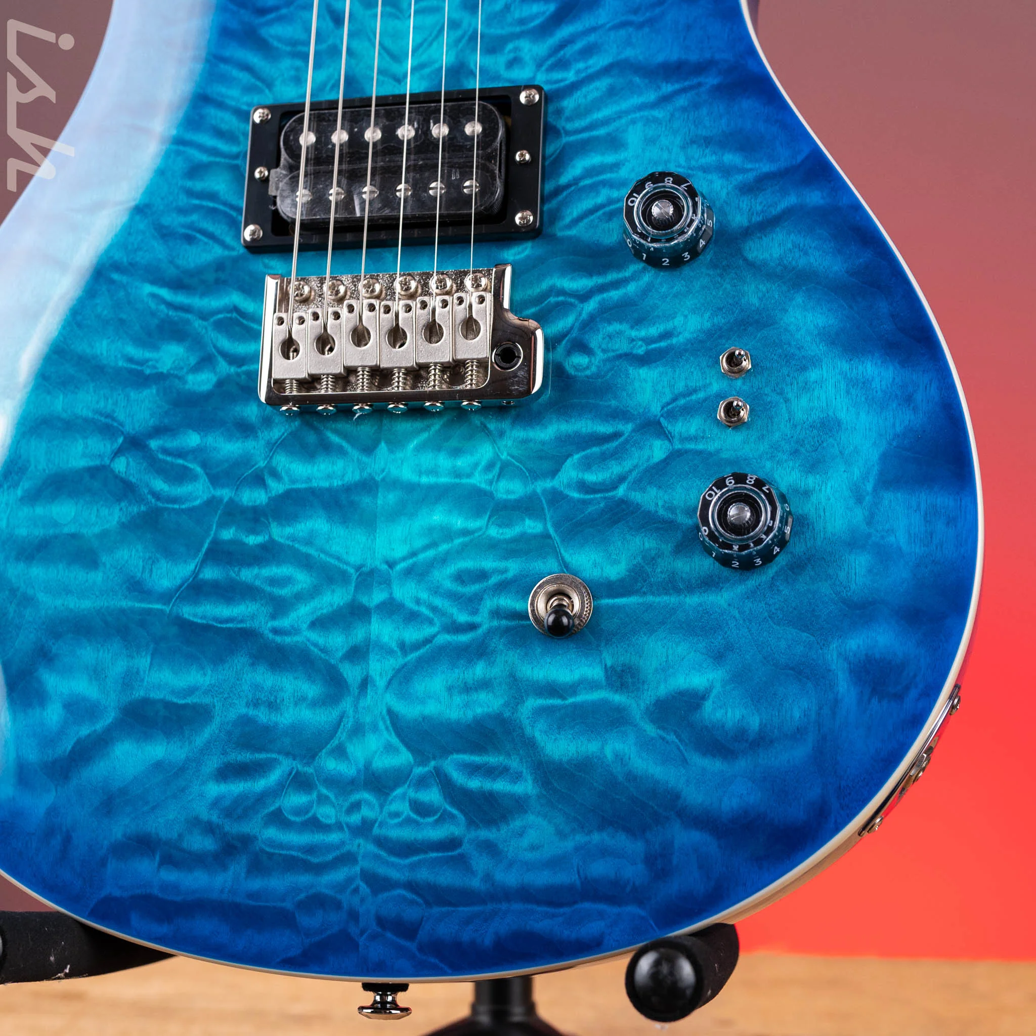 PRS SE Custom 24-08 Electric Guitar Quilt Lake Blue *2025 Release!* - Image 4
