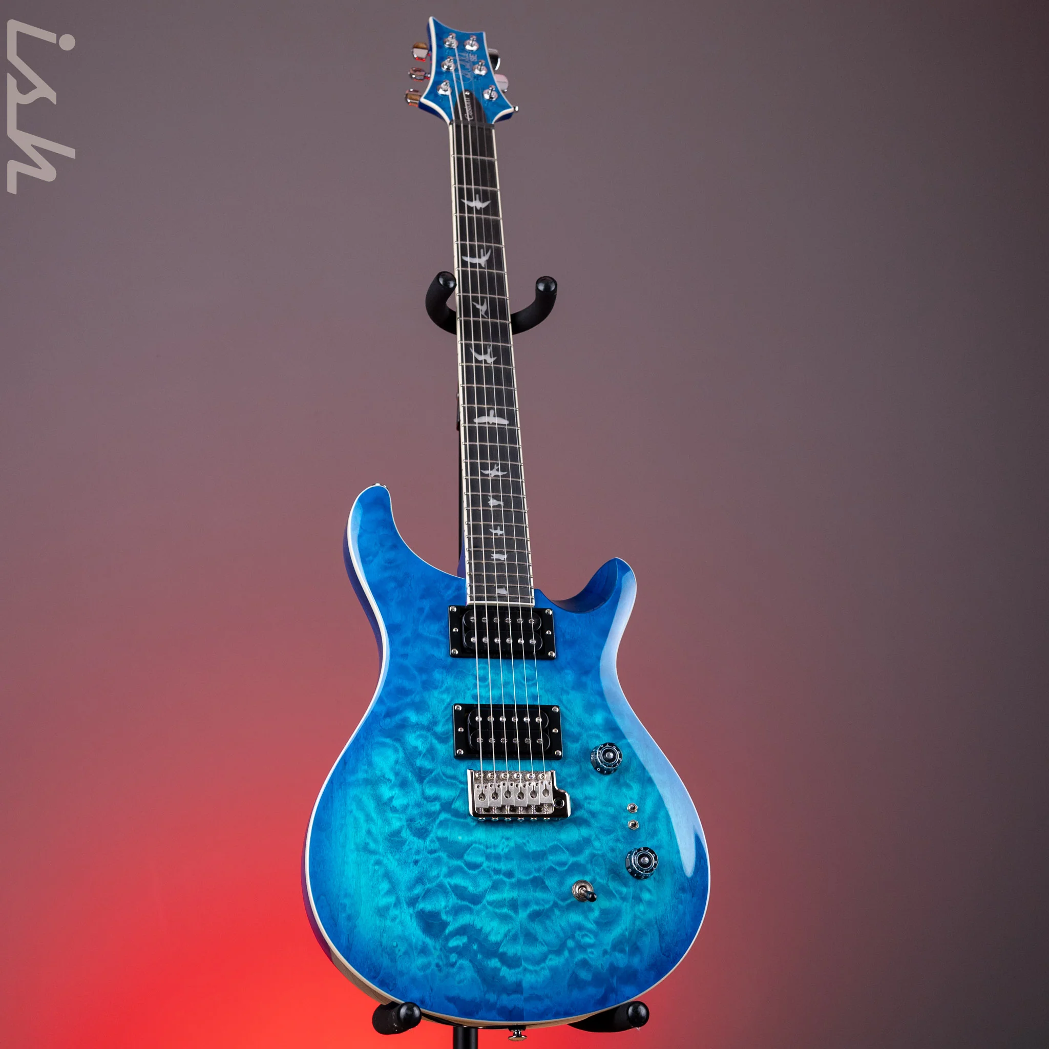 PRS SE Custom 24-08 Electric Guitar Quilt Lake Blue *2025 Release!* Demo - Image 2