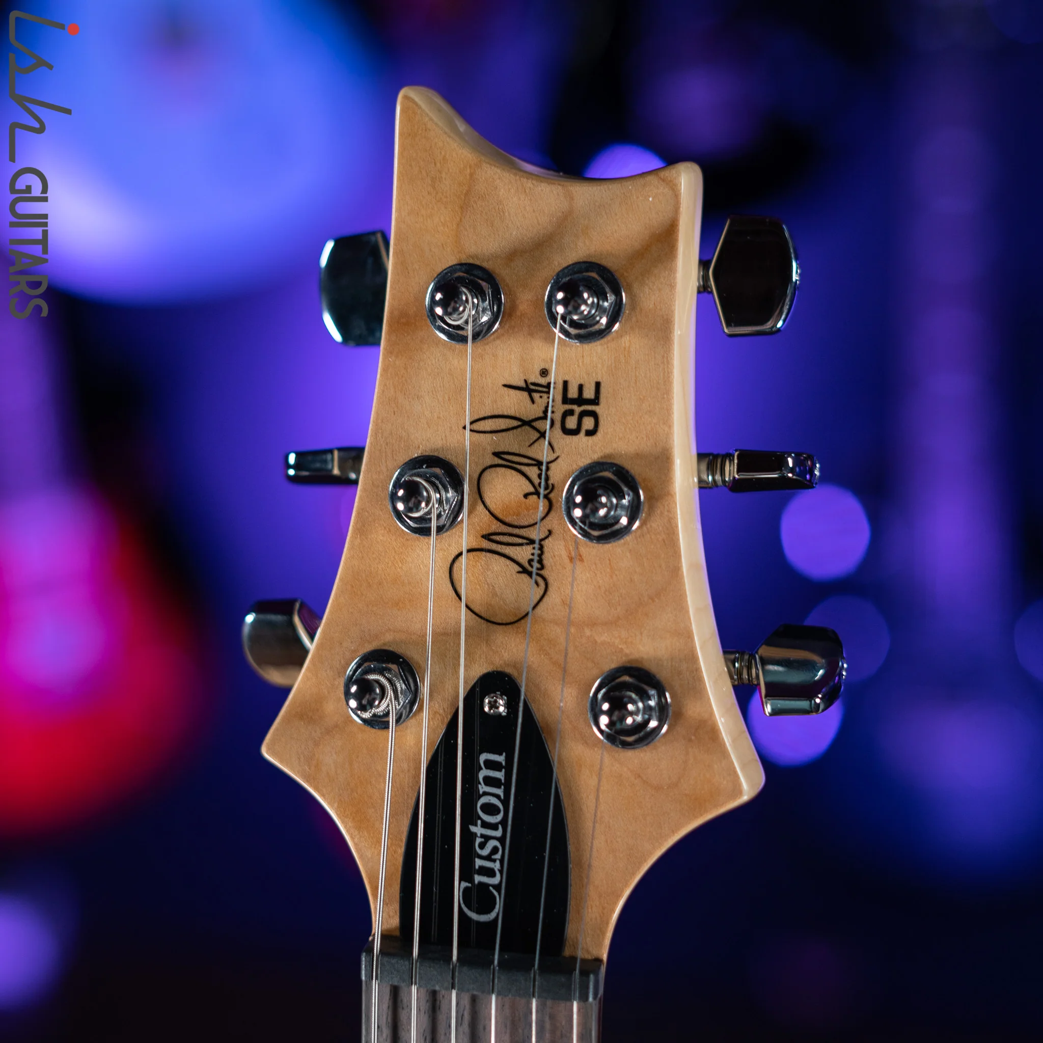 PRS SE Custom 24-08 Eriza Verde Electric Guitar - Image 6