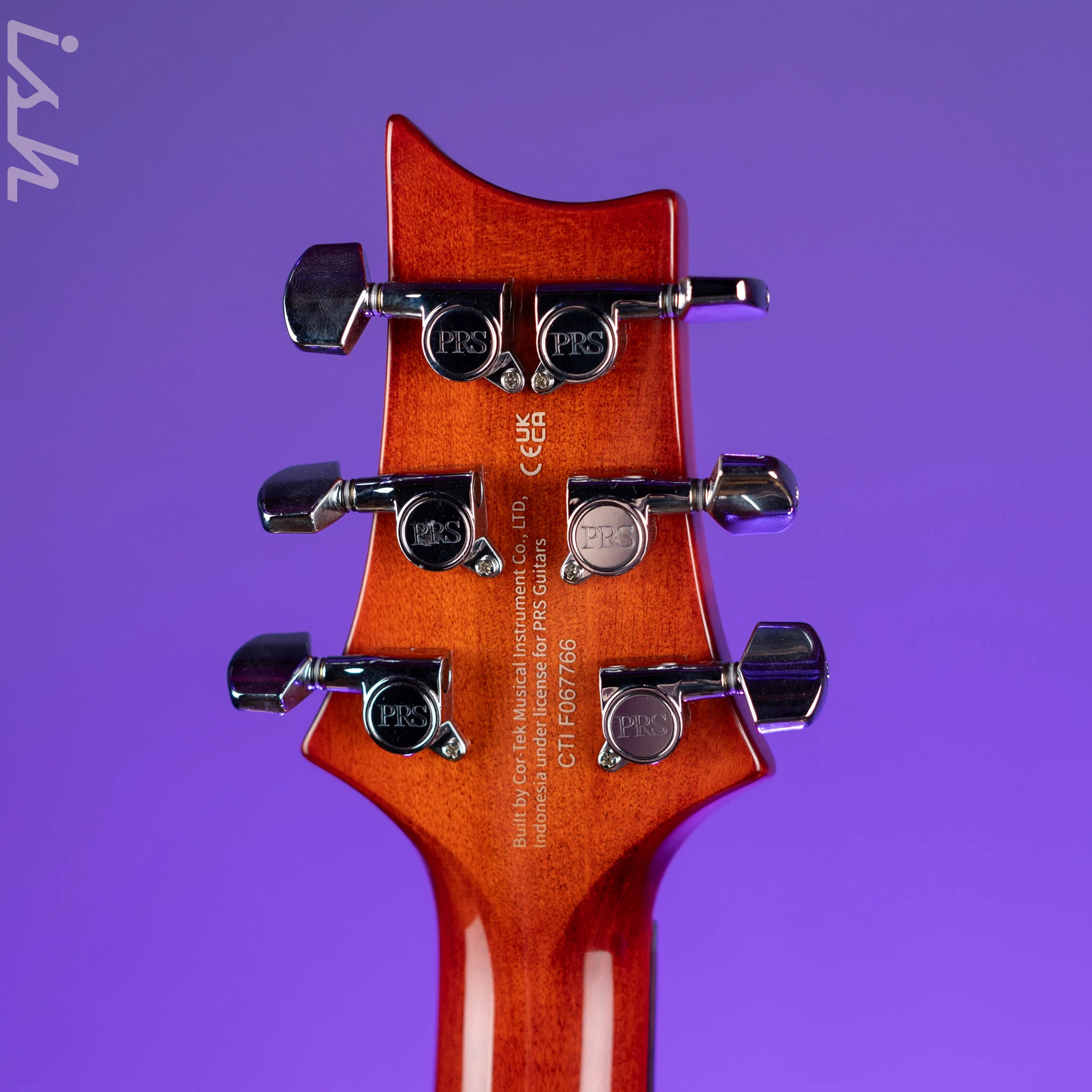 PRS SE Custom 24-08 Left-Handed Electric Guitar Vintage Sunburst - Image 10