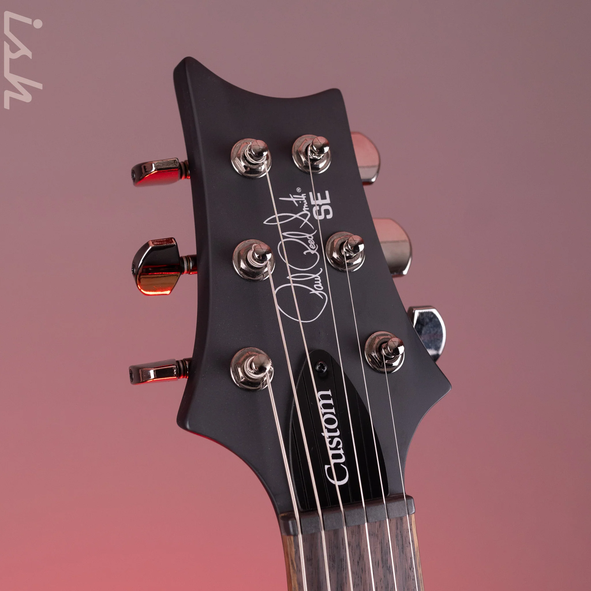PRS SE Custom 24-08 Poplar Burl Limited Edition Charcoal Cherry Midnight Burst - Image 6