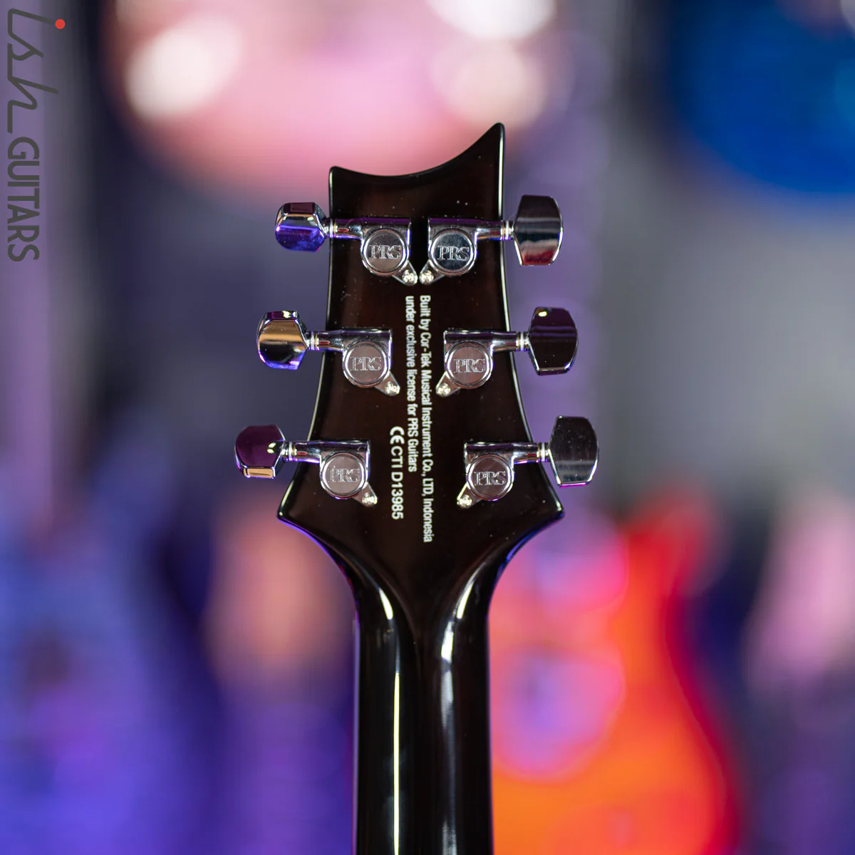 PRS SE Custom 24 Black Gold Sunburst - Image 11
