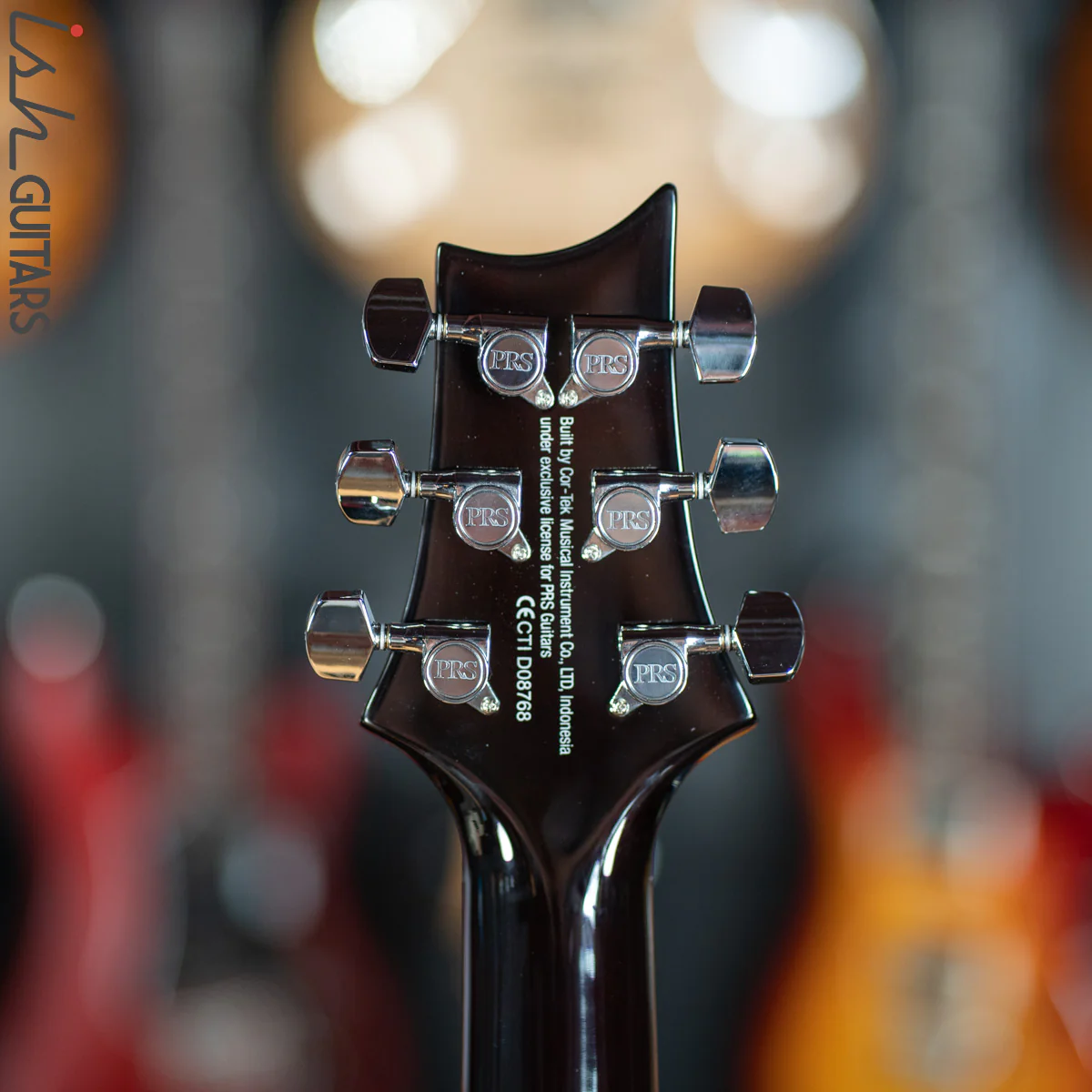 PRS SE Custom 24 Black Gold Sunburst Blemish - Image 13