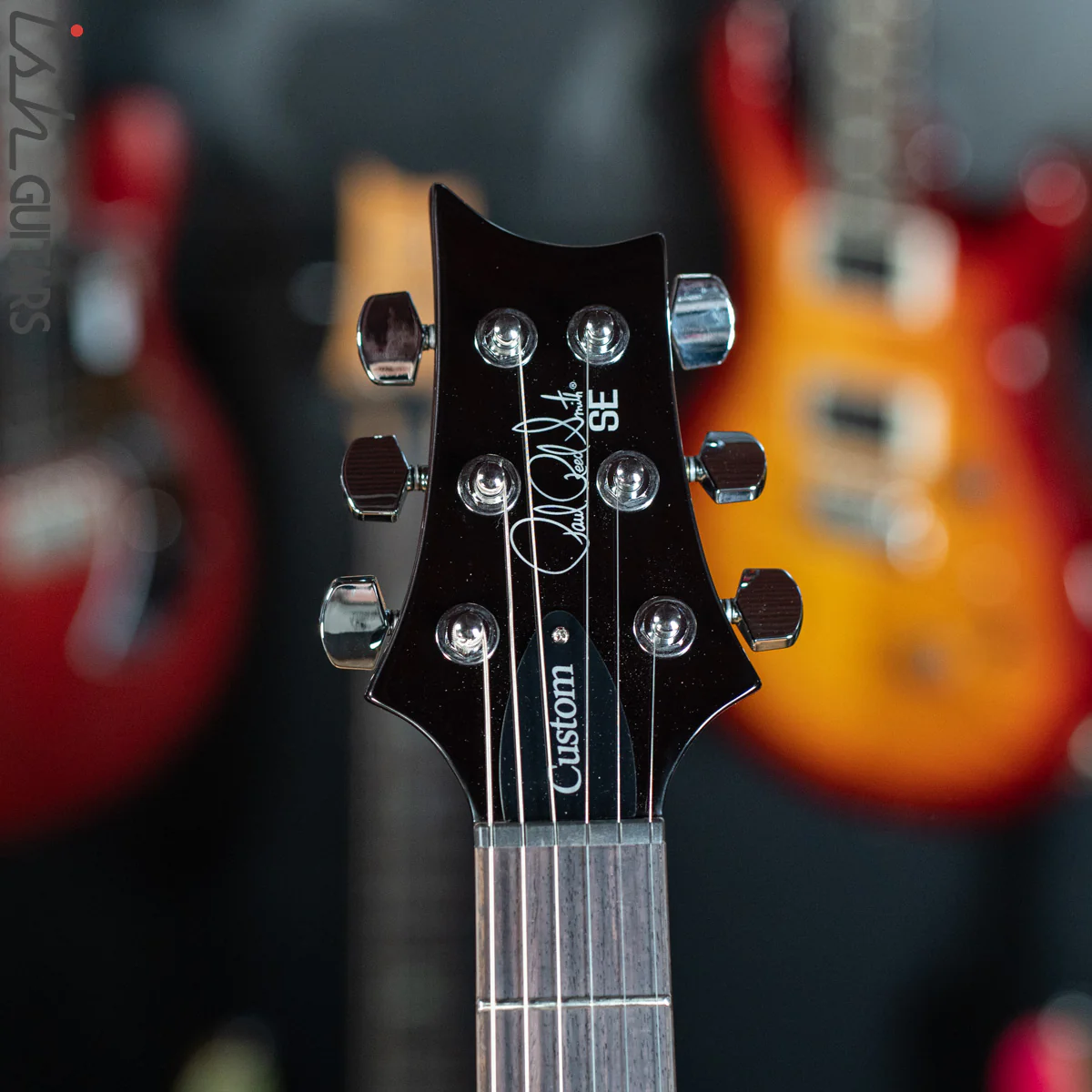 PRS SE Custom 24 Black Gold Sunburst Blemish - Image 6
