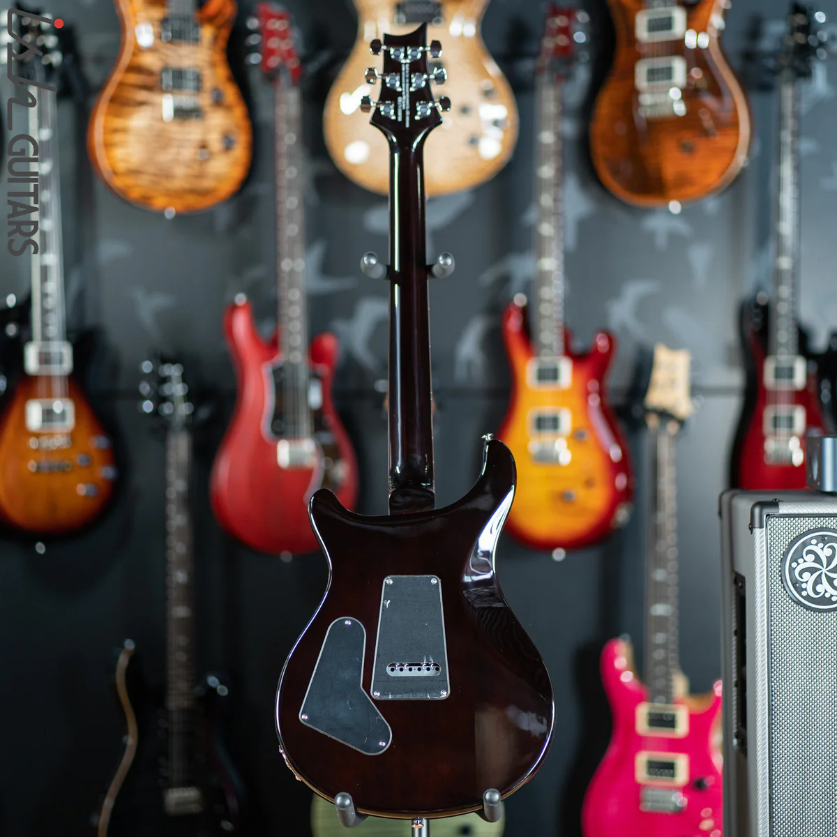 PRS SE Custom 24 Black Gold Sunburst Blemish - Image 9