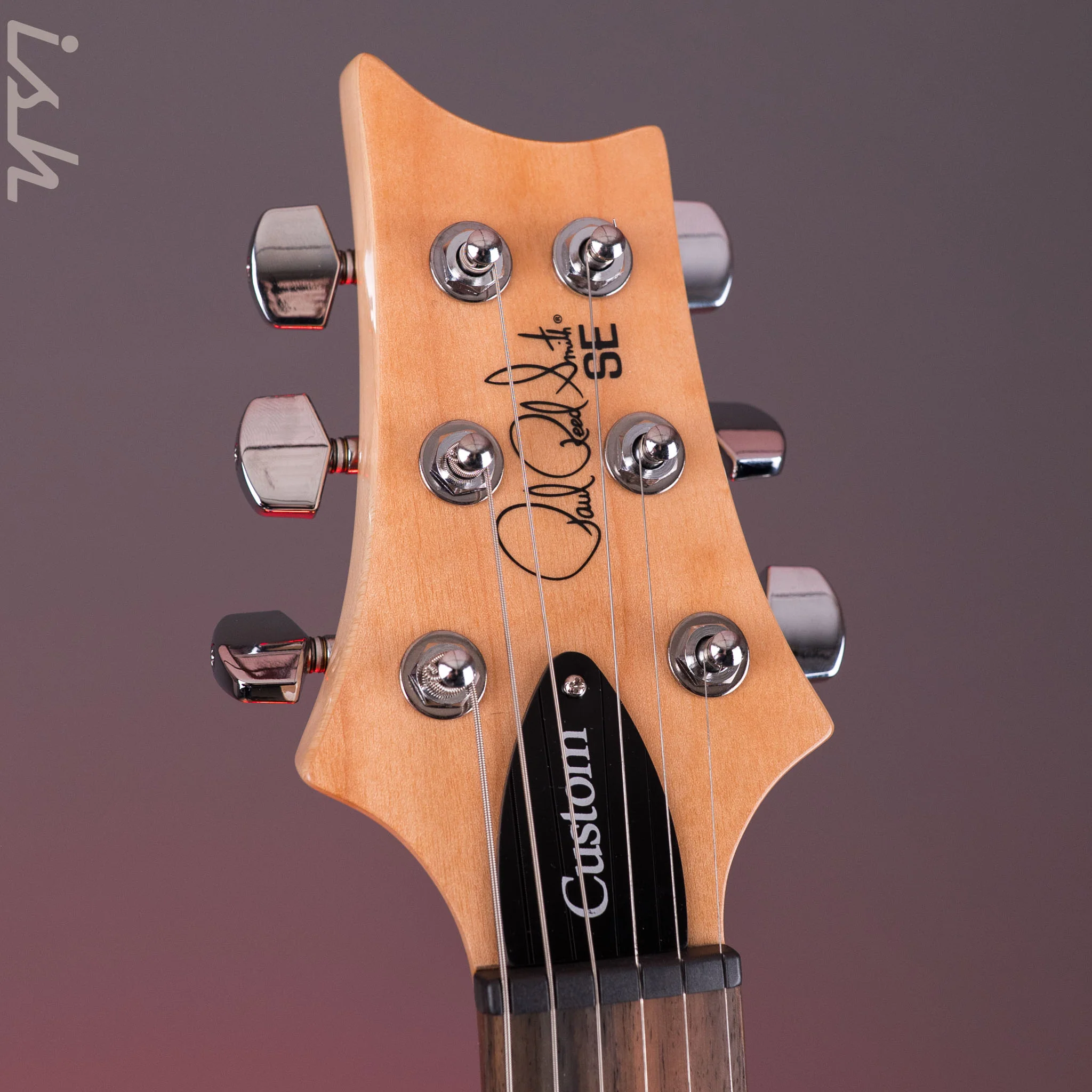 PRS SE Custom 24 Blue Matteo Natural Back - Image 6