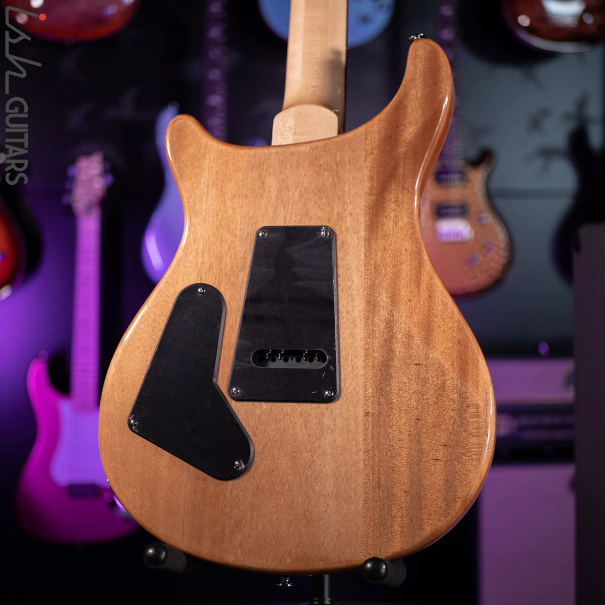 PRS SE Custom 24 Bonnie Pink Natural Back - Image 8