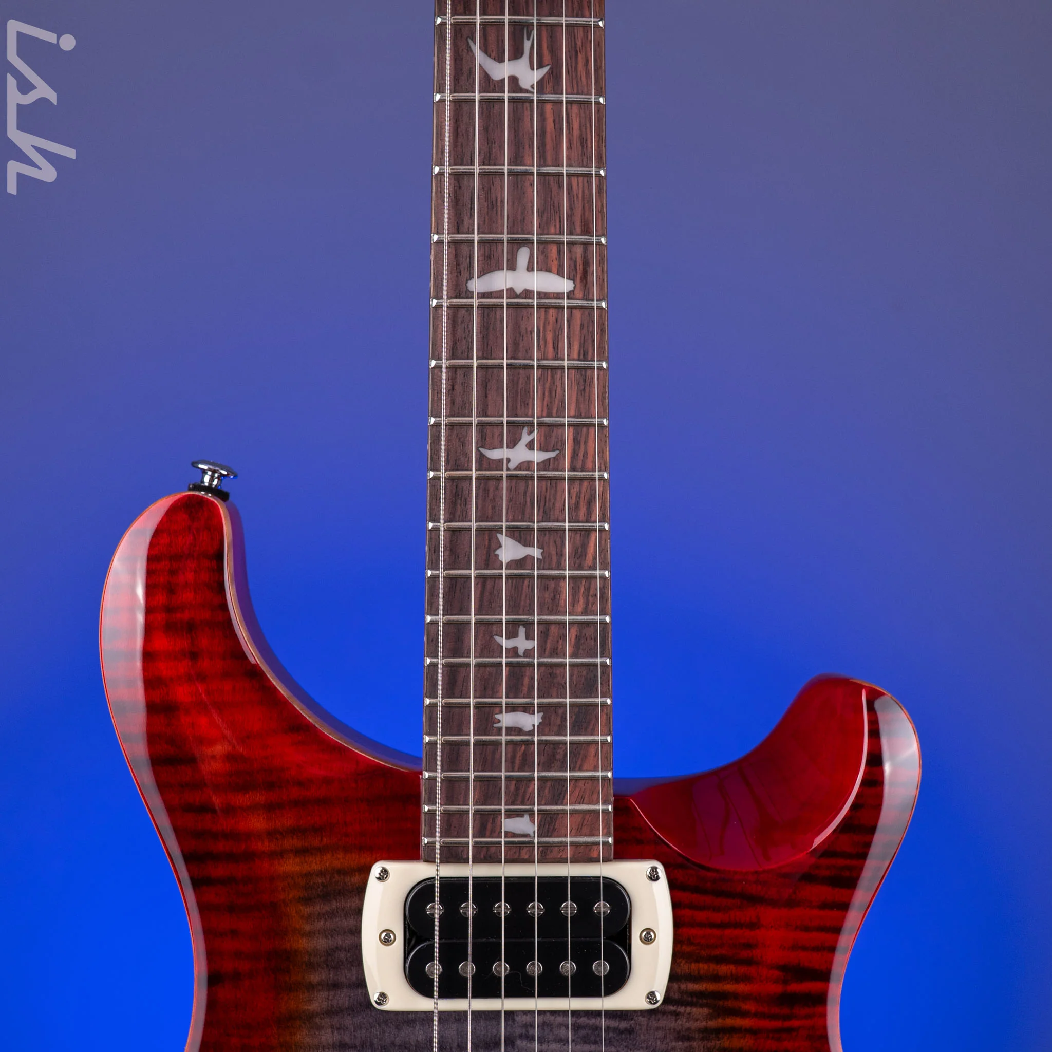 PRS SE Custom 24 Charcoal Cherry Burst - Image 6