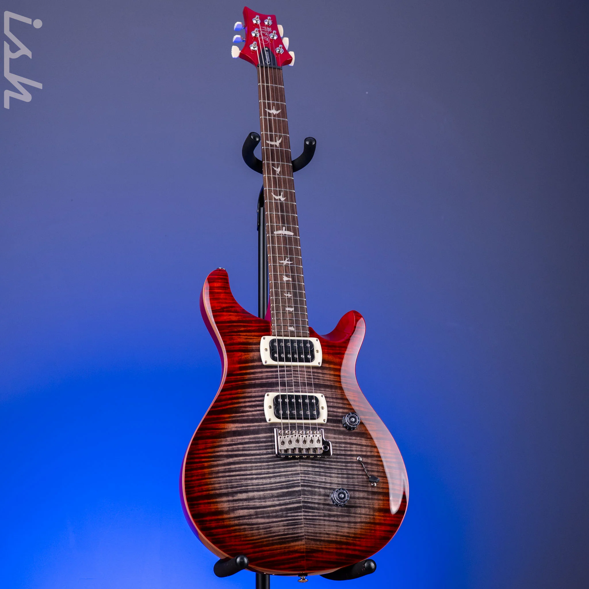 PRS SE Custom 24 Charcoal Cherry Burst - Image 2