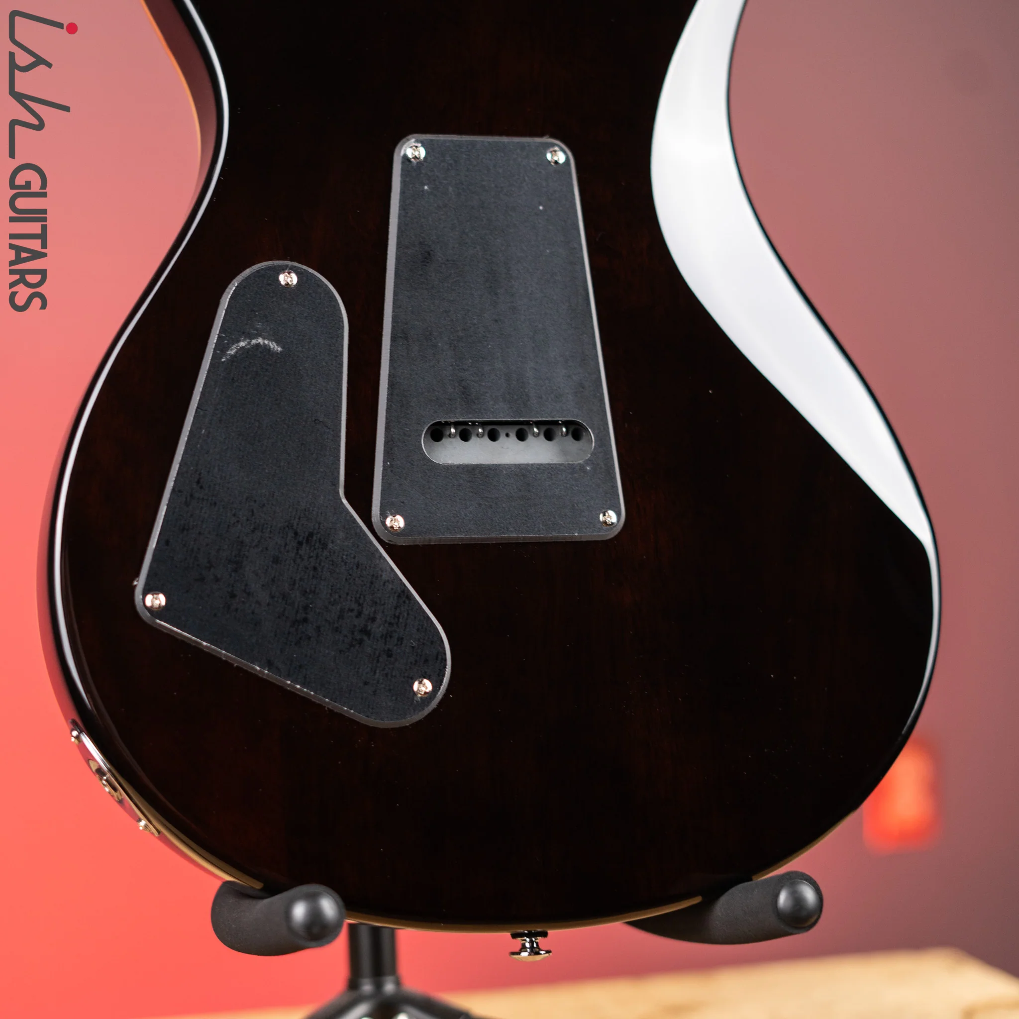 PRS SE Custom 24 Electric Guitar Black Gold - Image 10