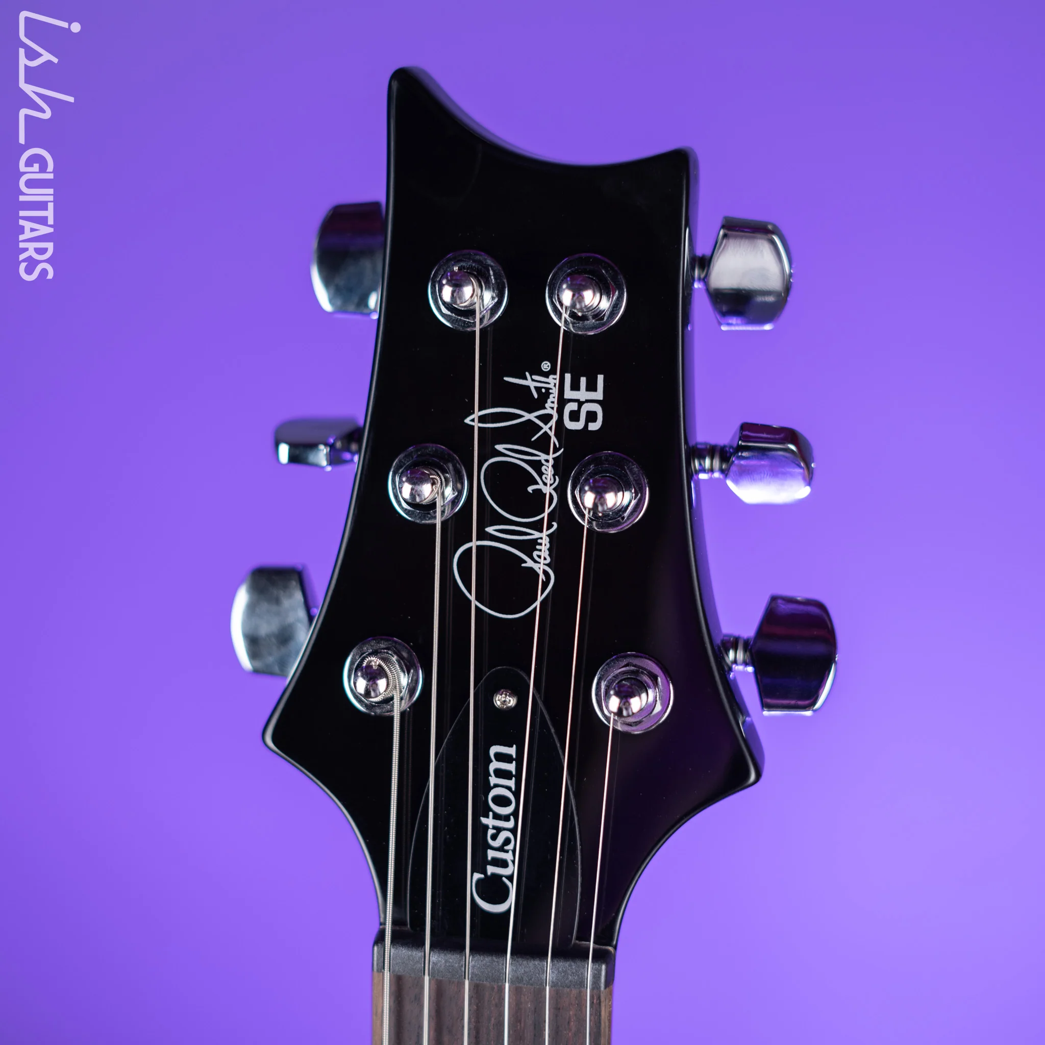 PRS SE Custom 24 Electric Guitar Black Gold - Image 5